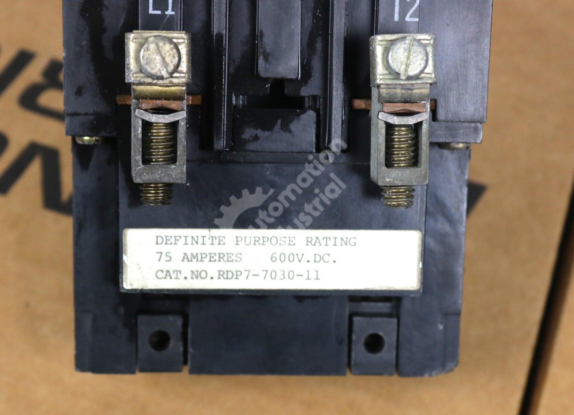 78091-50R By Ward Leonard Electric Co. 75 Amp 3-Pole 120VAC Contactor