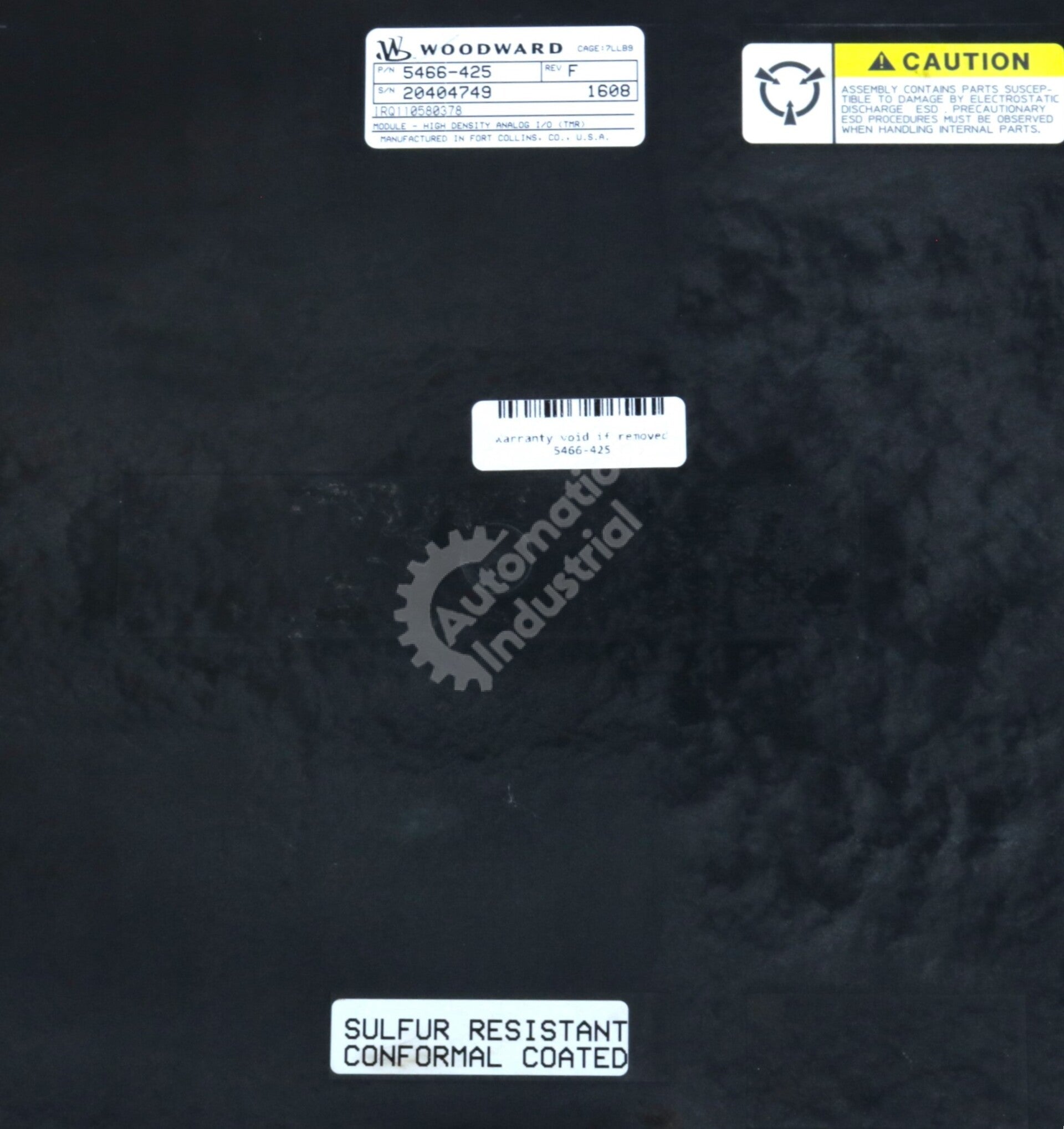 5466-425 By Woodward High Density Analog I/O PLC Control Module