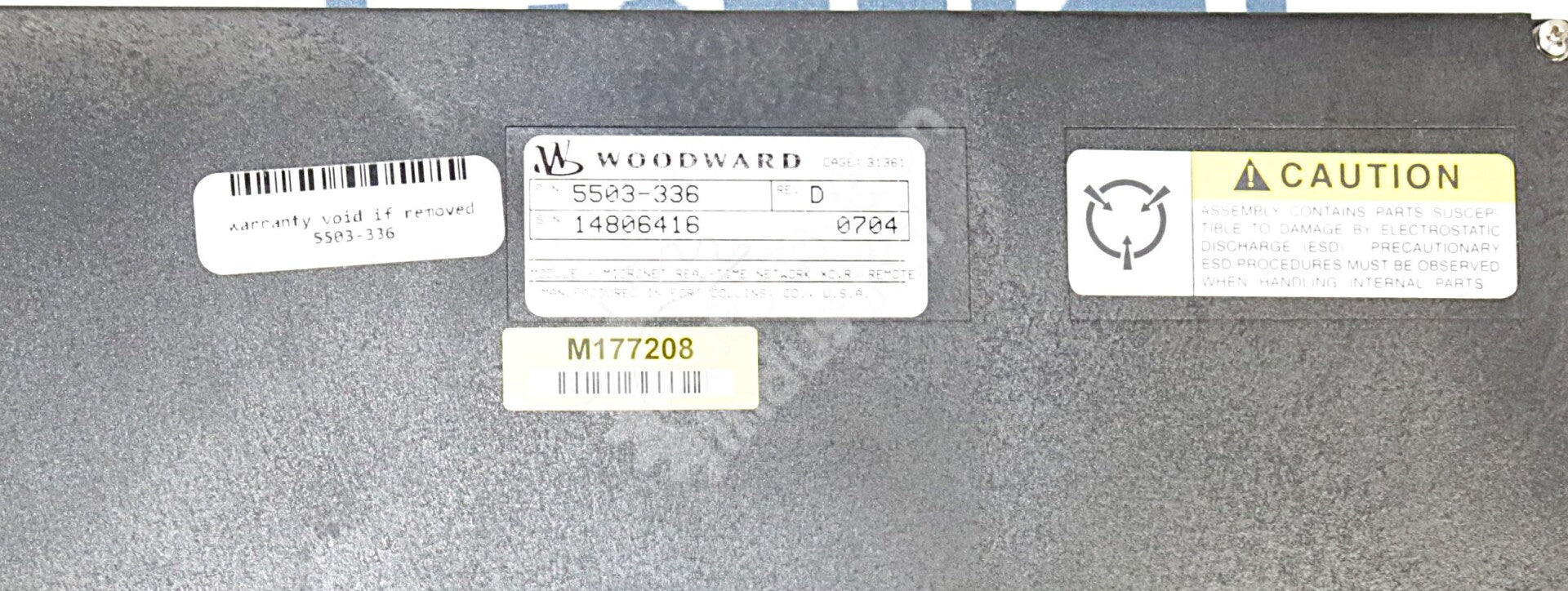 5503-336 By Woodward Remote Transceiver (XCVR) Module