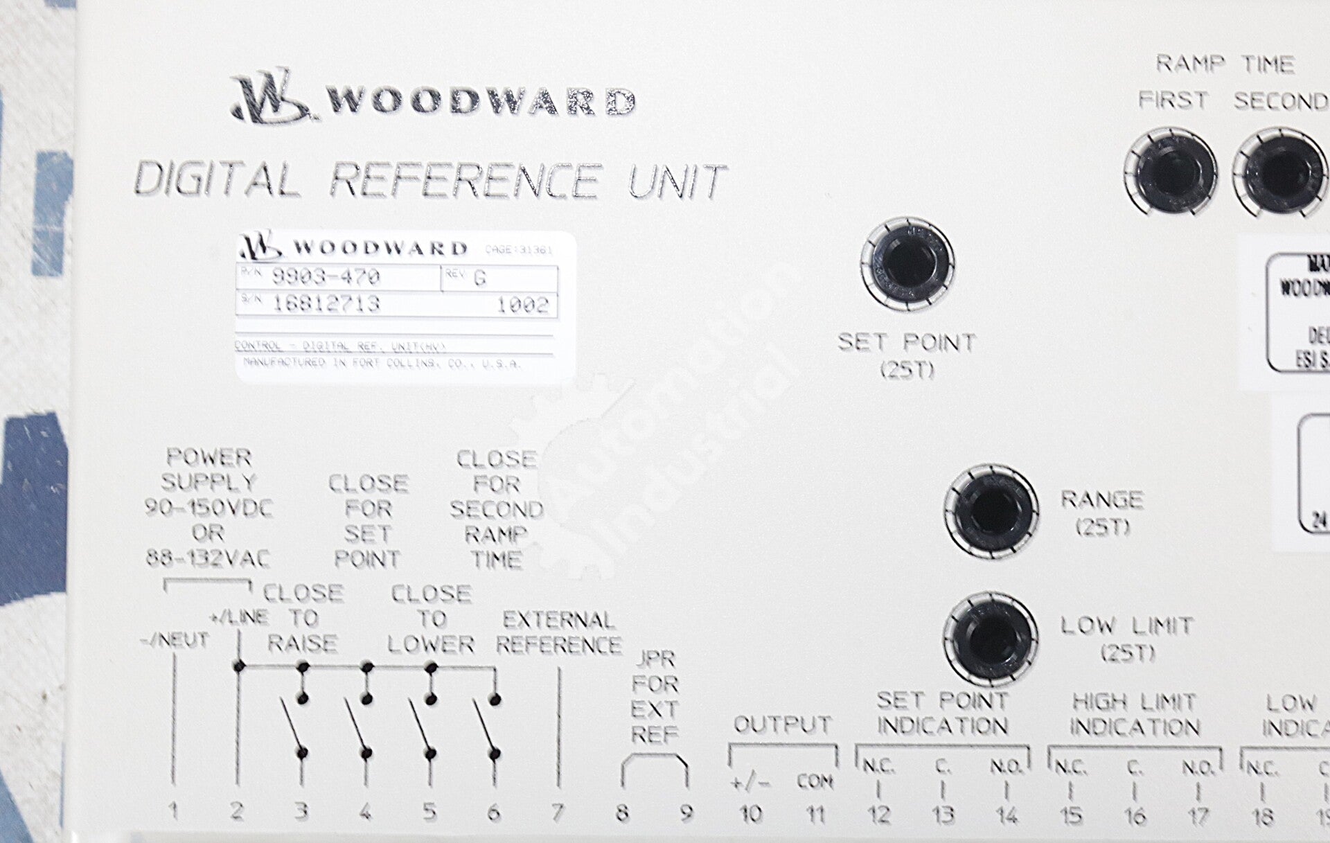 9903-470 By Woodward 90-150VDC Digital Reference Unit