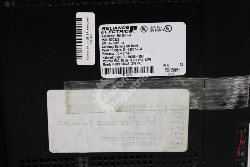 57C328 By Reliance Electric Automax Remote I/O Interface Head