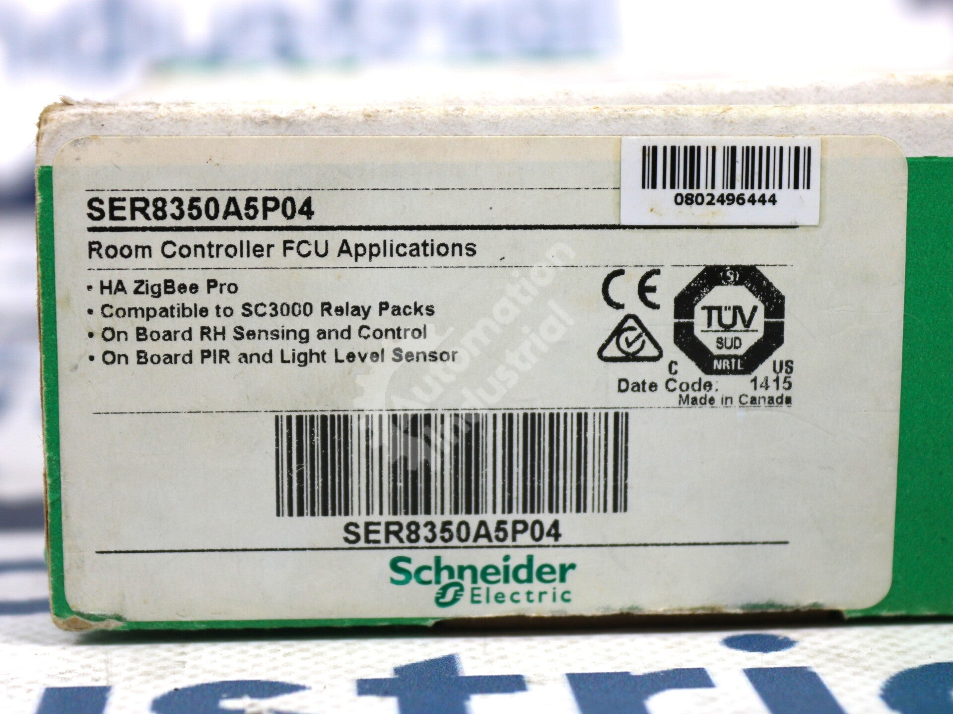 SER8350A5P04 By Schneider Electric Line-Voltage Fan Coil Room Controller NSFP