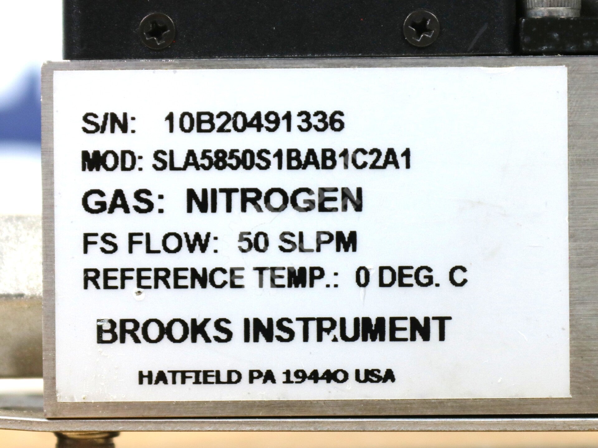 SLA5850S1BAB1C2A1 By Brooks Instrument Standard Elastomer Mass Flow Controller