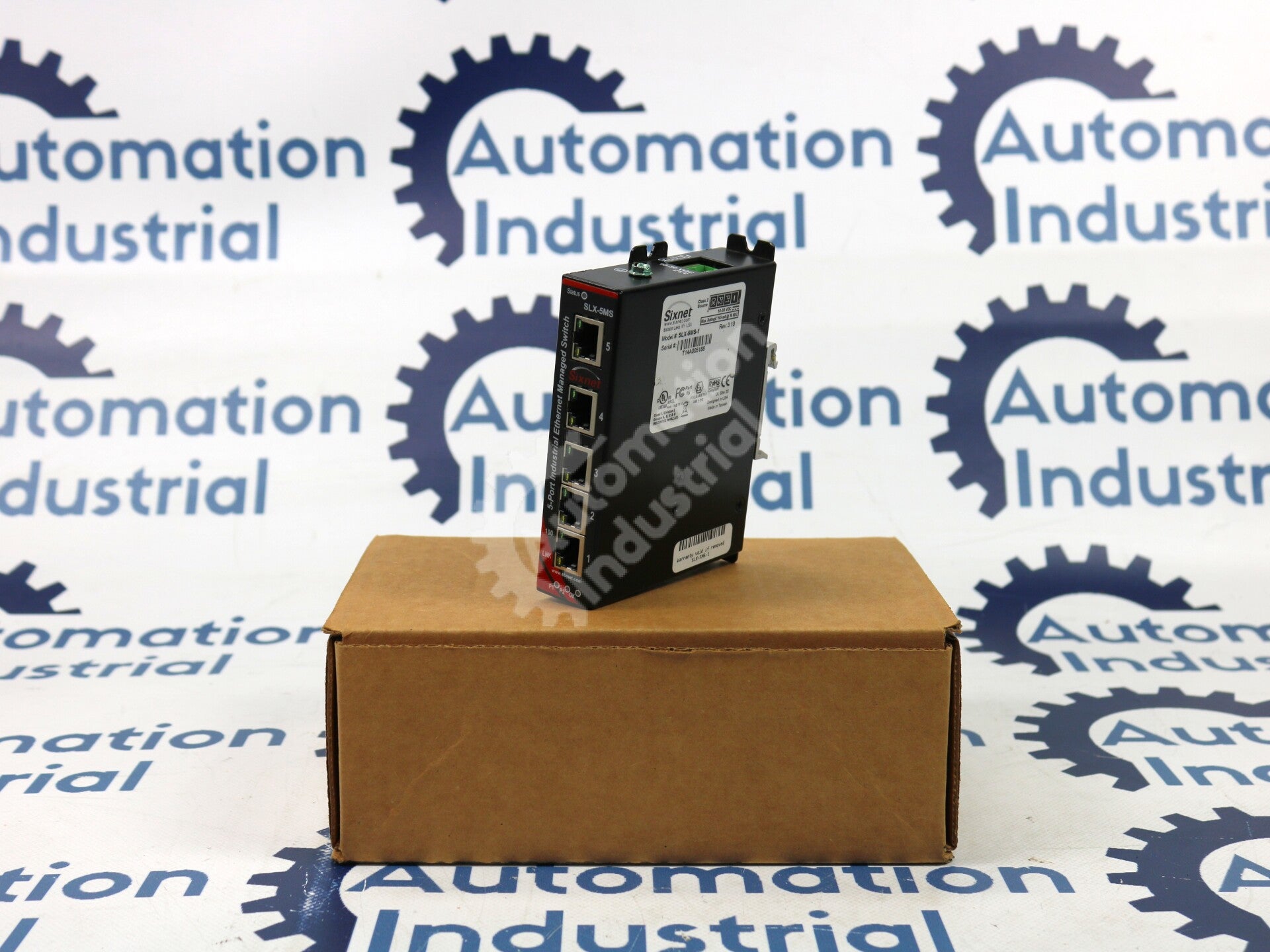 SLX-5MS-1 By By Sixnet 5-Port Managed Industrial Ethernet Switch