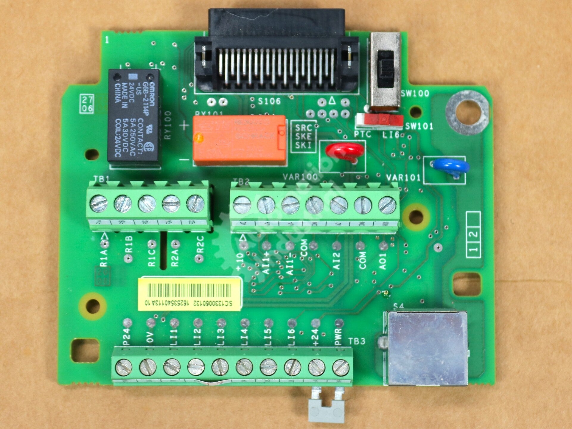 16253530112A06 By Schneider Electric Modbus/ CANopen Inverter Motherboard