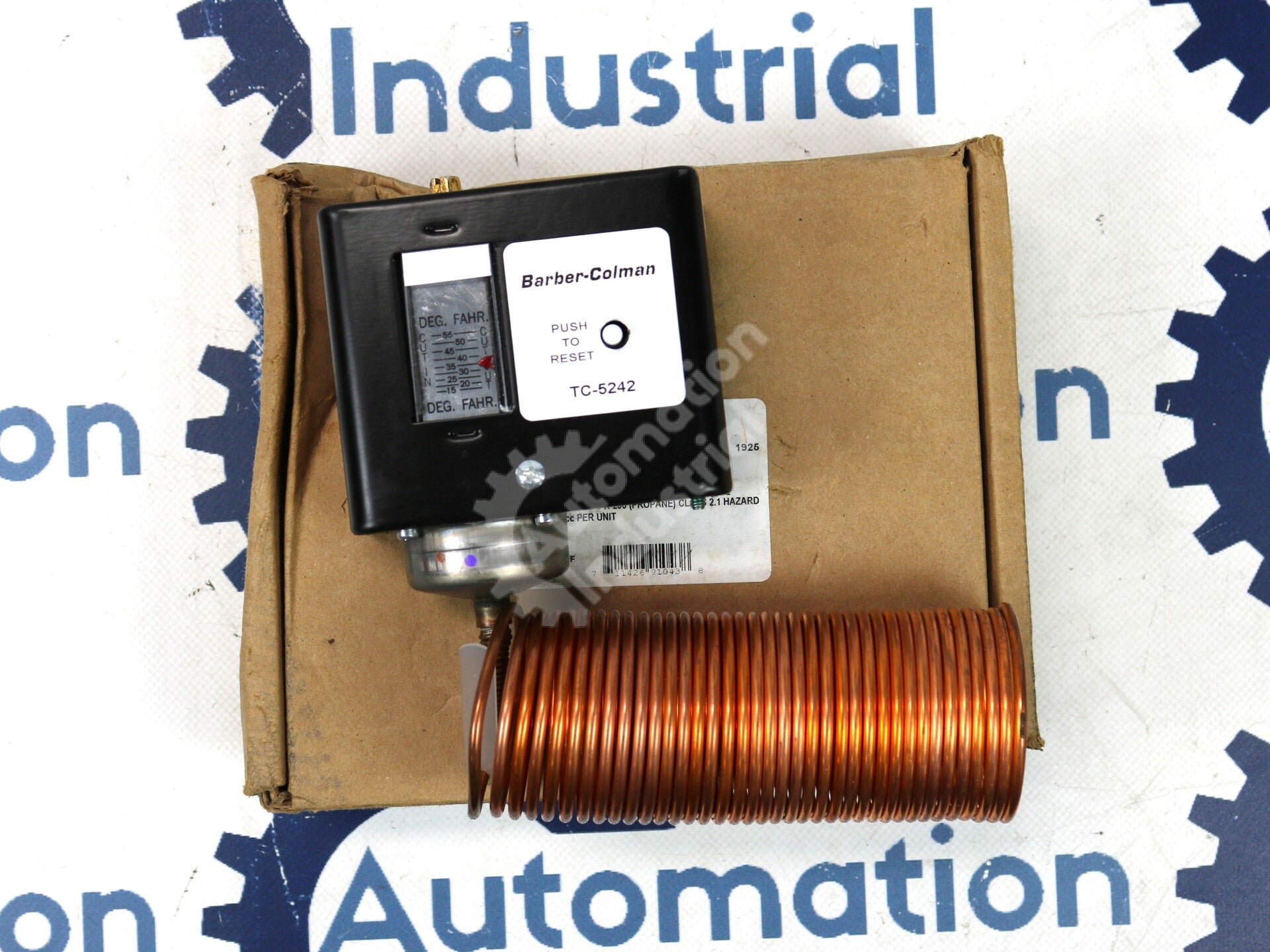 TC-5242 By Barber Colman Low-Limit Single-Pole Thermostat NSFP
