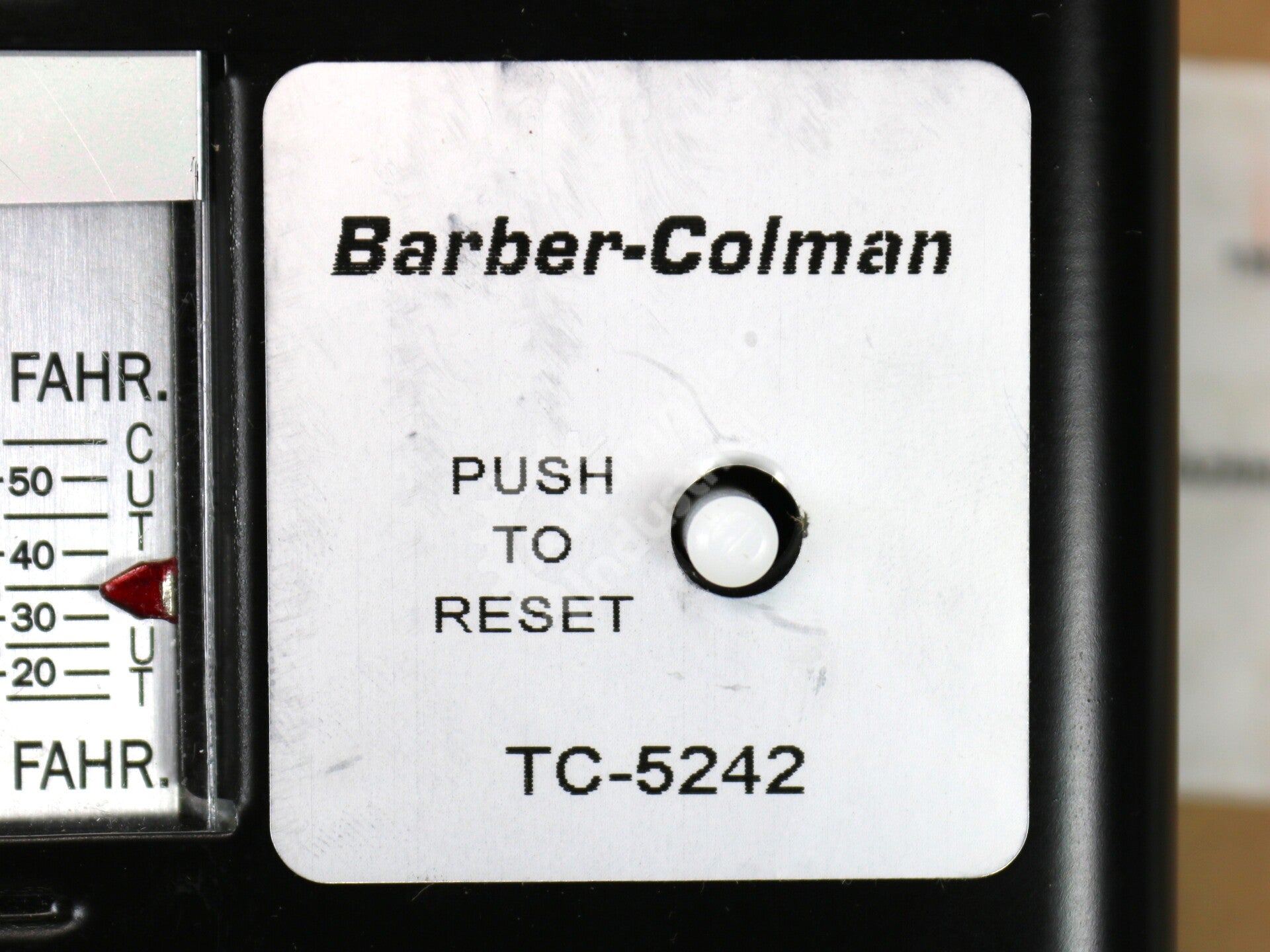 TC-5242 By Barber Colman Low-Limit Single-Pole Thermostat NSFP