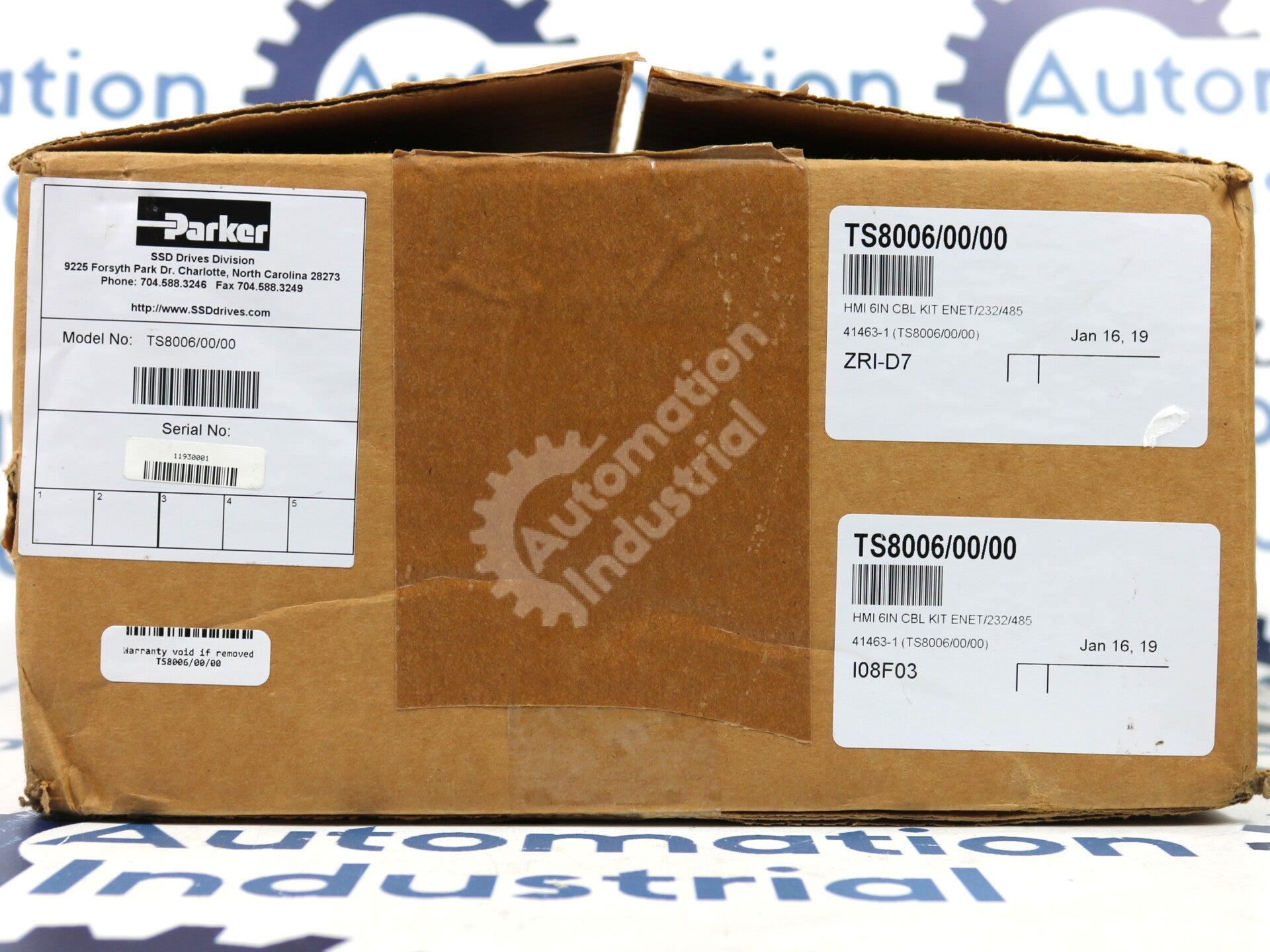TS8006/00/00 By Parker Eurotherm 5.7In Touchscreen and Pushbutton HMI NSFP