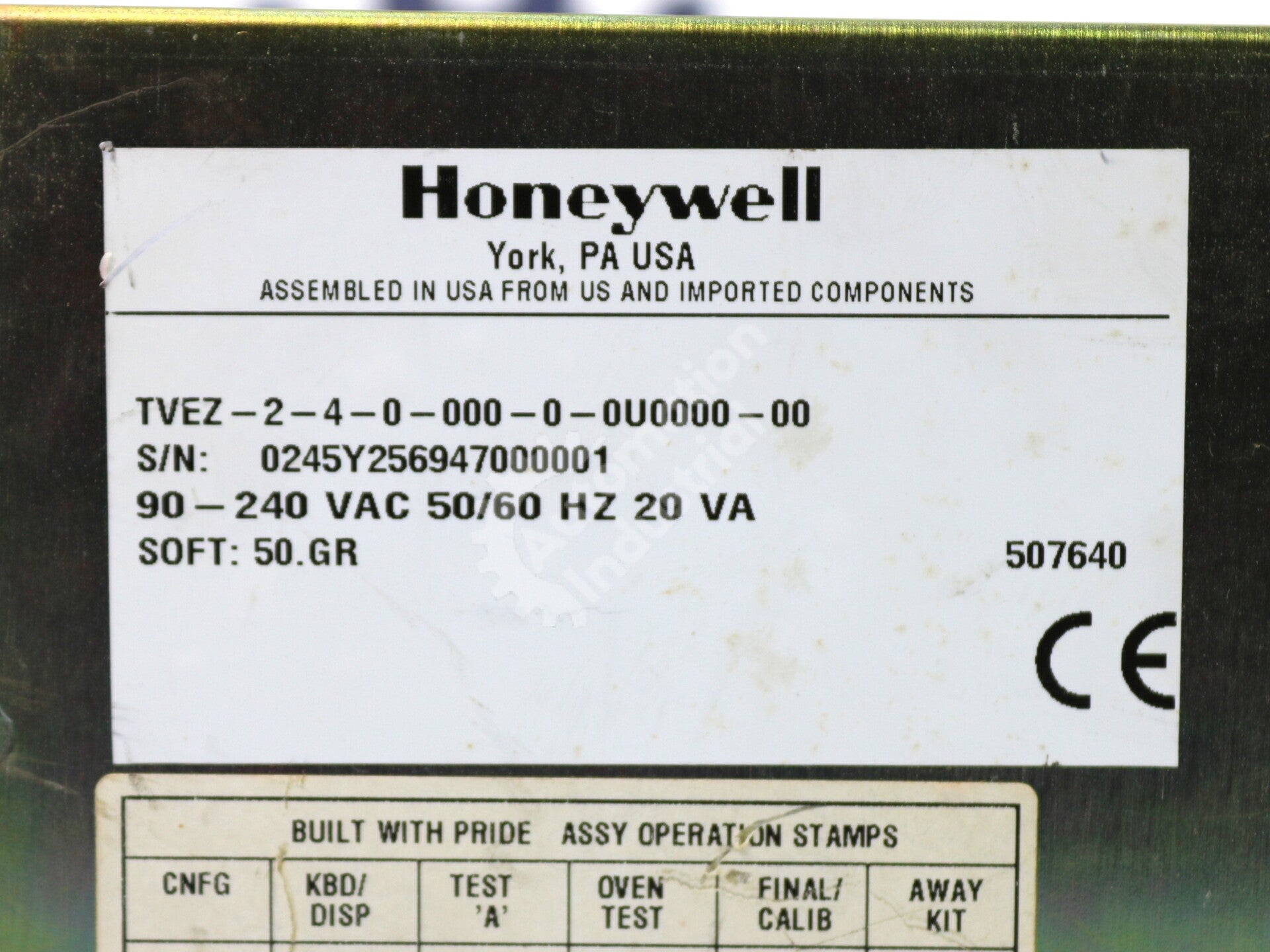 TVEZ-2-4-0-000-0U000-00 By Honeywell eZtrend V5 5In Display Chart Recorder