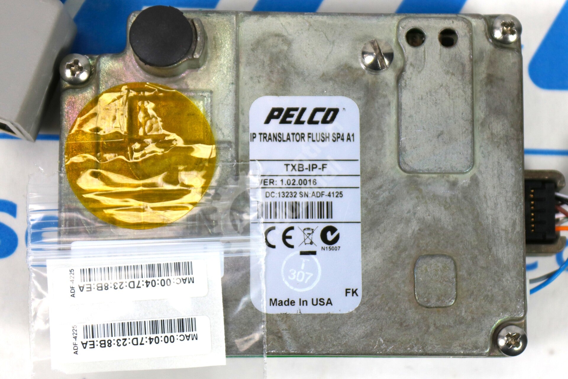 TXB-IP-F By Pelco In-Ceiling IP Network Communications Module NSFP