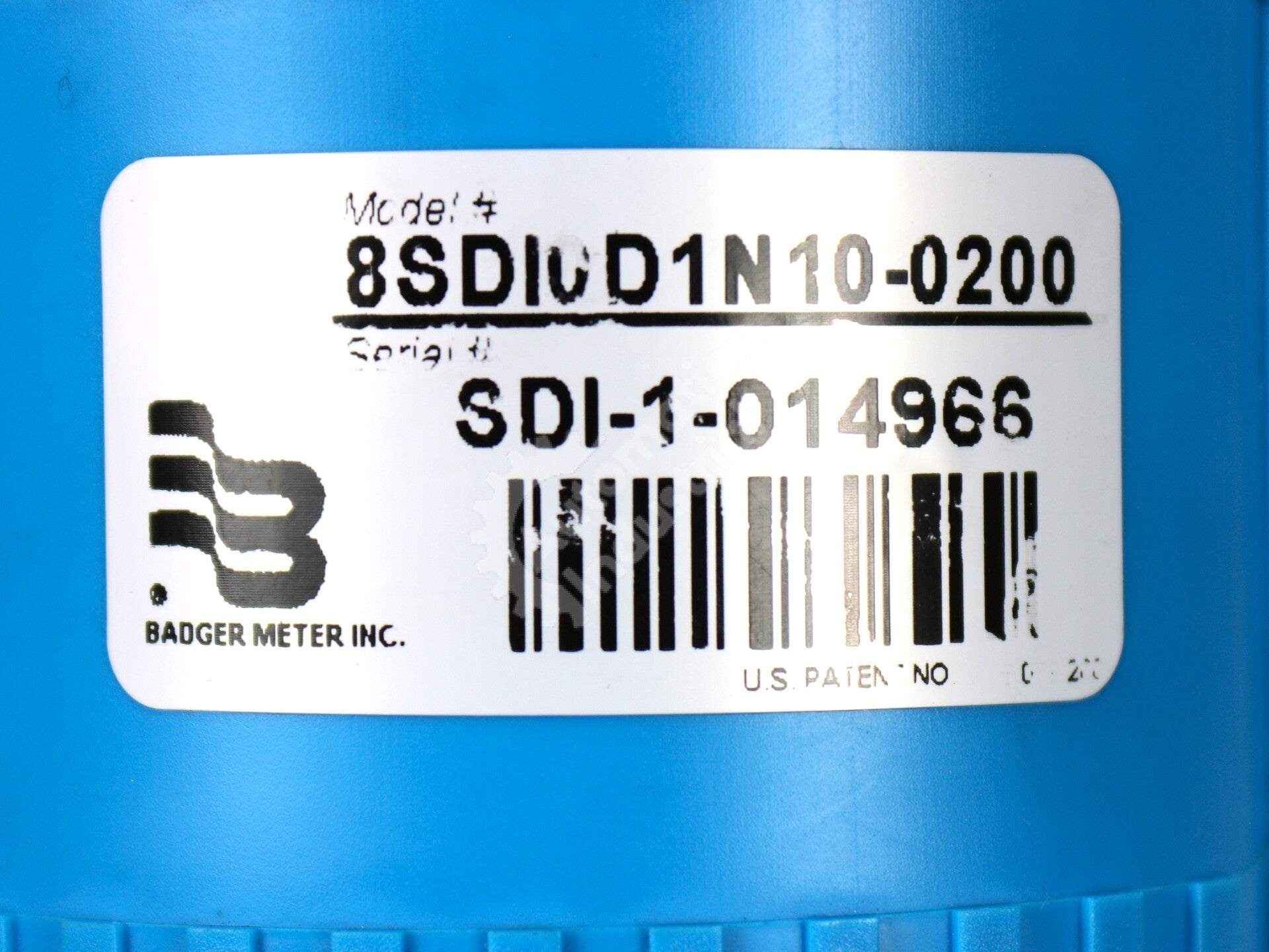 SDI0D1N10-0200 By Badger Meter Inc. U001-0021 Stainless Steel Flow Meter NSFP