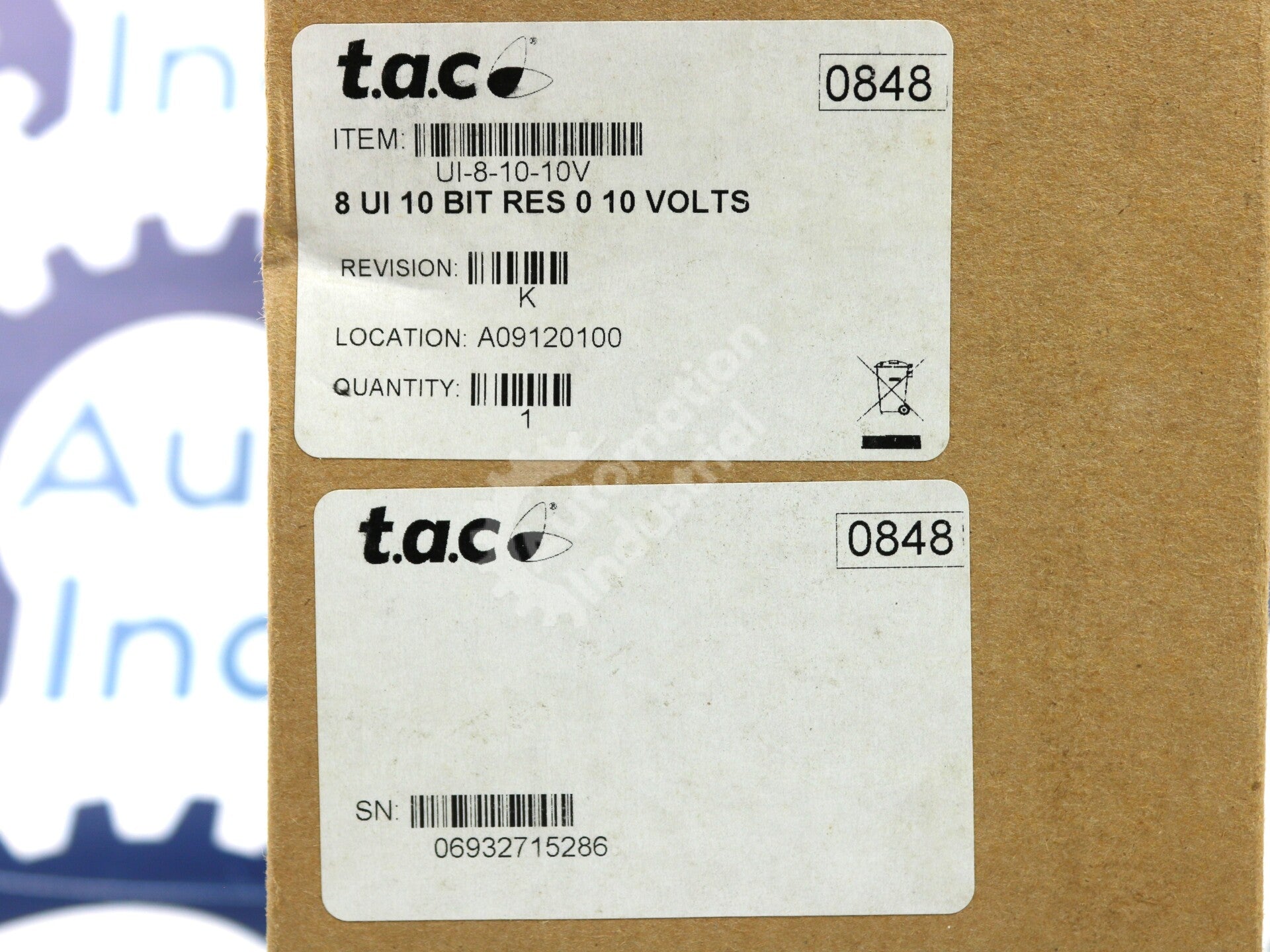UI-8-10-10V By Schneider Electric UI-8 0-10V 8-Universal Input Module NSFP