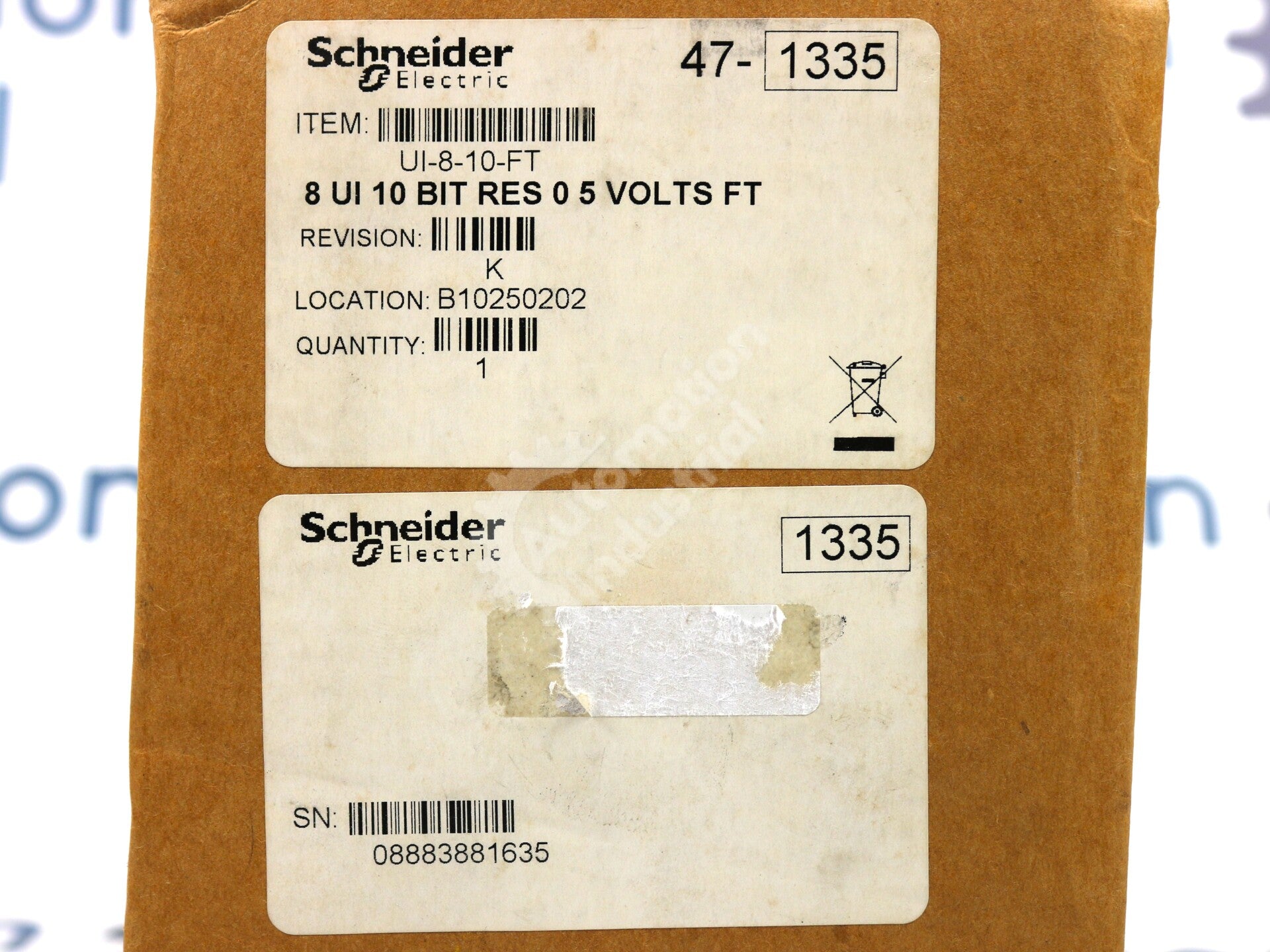 UI-8-10-FT By Schneider Electric UI-8-10 8-Universal Input Module NSFP