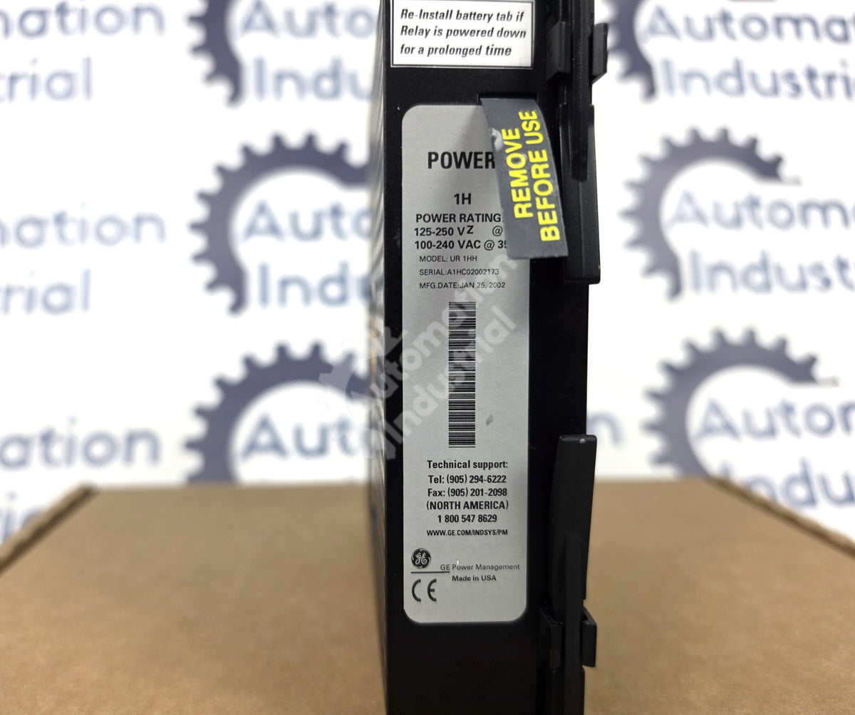 UR 1HH By GE Vernova Multilin UR-1HH 125/250V Vert Universal Power Supply NSFP