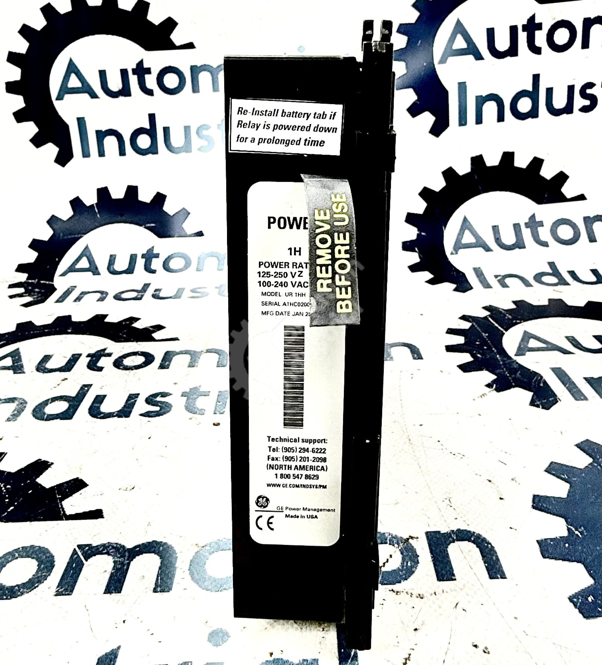 GE Multilin UR 1HH UR-1HH Universal Relay Power Supply Module