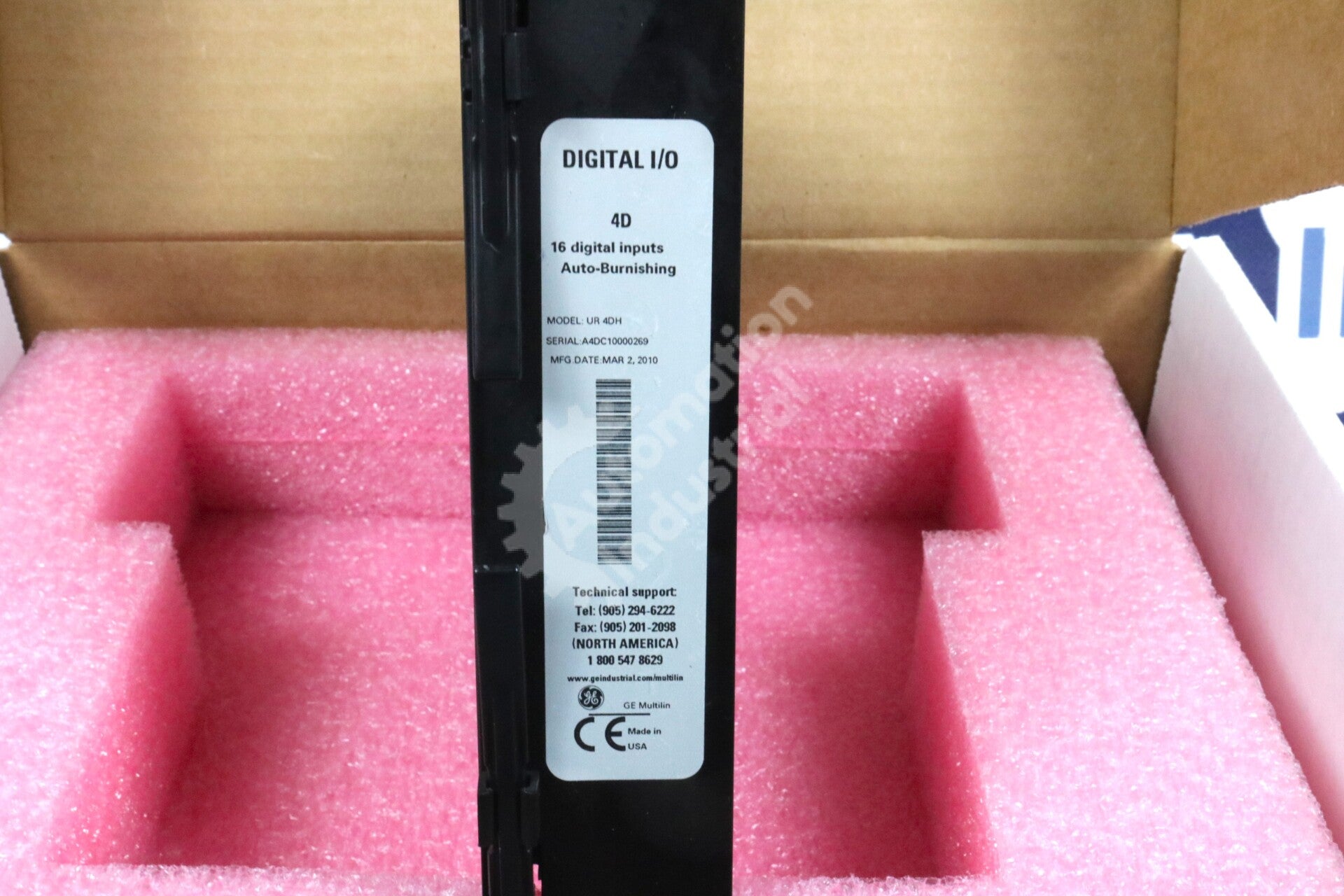 UR 4DH By GE Multilin UR-4DH Auto-Burnishing Digital I/O Module