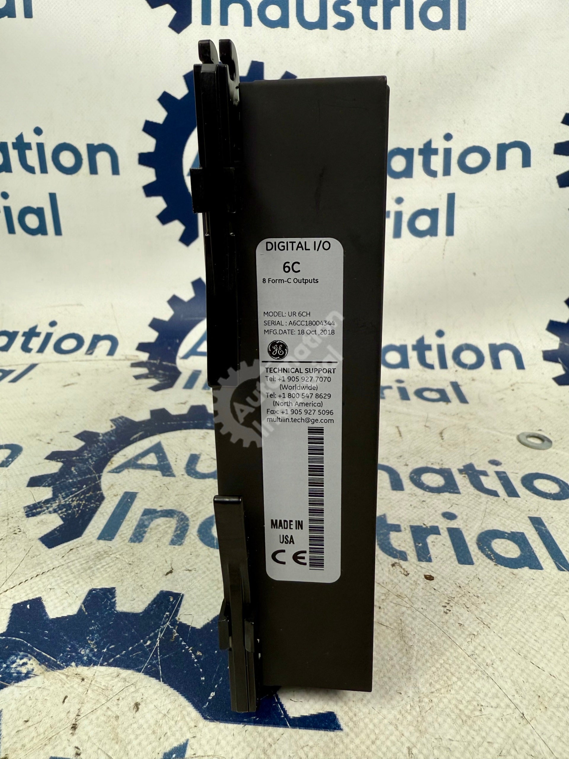 UR-6CH By GE Multilin 8 Form-C Outputs Digital Input/Output Module