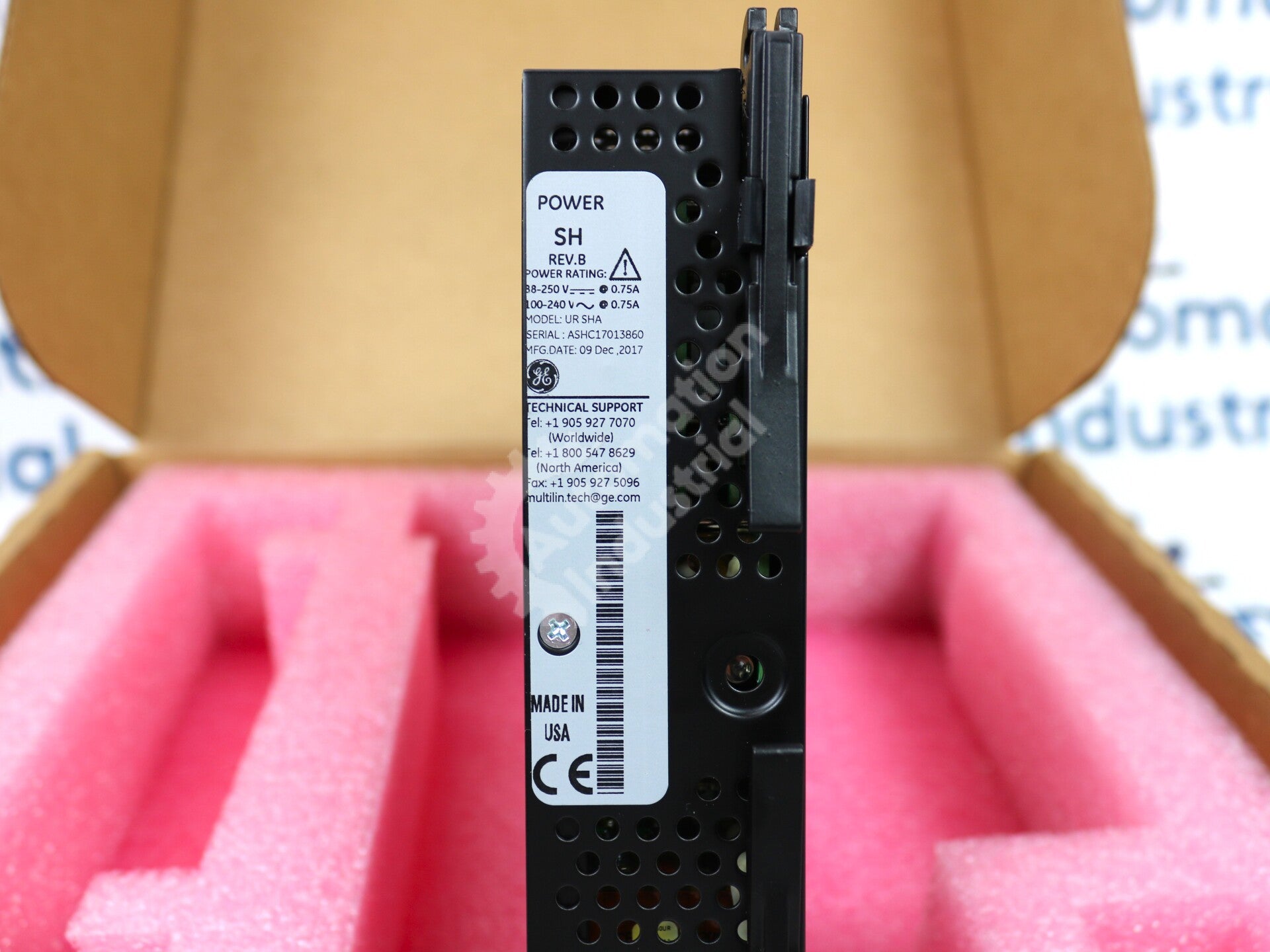 UR SHA By GE Multilin UR-SHA 125-250V 100-240V .75AMP Power Supply Module NSFP