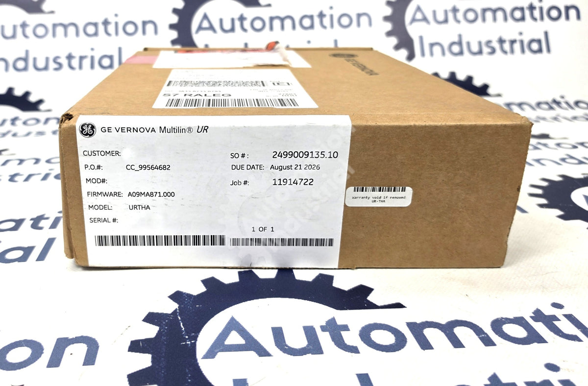 UR THA By GE Vernova Multilin UR-THA 125/250V AC/DC Horiz Pwr Supply New Sealed