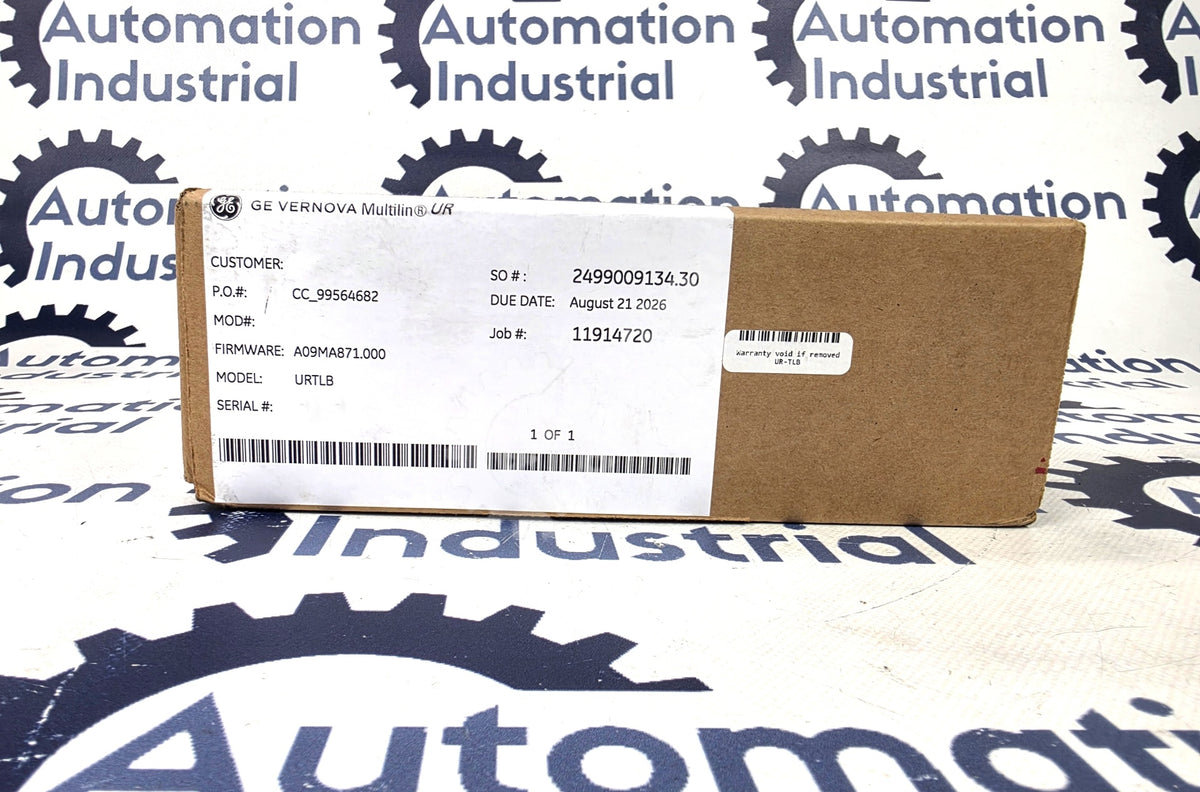 UR TLB By GE Vernova Multilin UR-TLB 24-48VDC Horizontal Power Supply New Sealed
