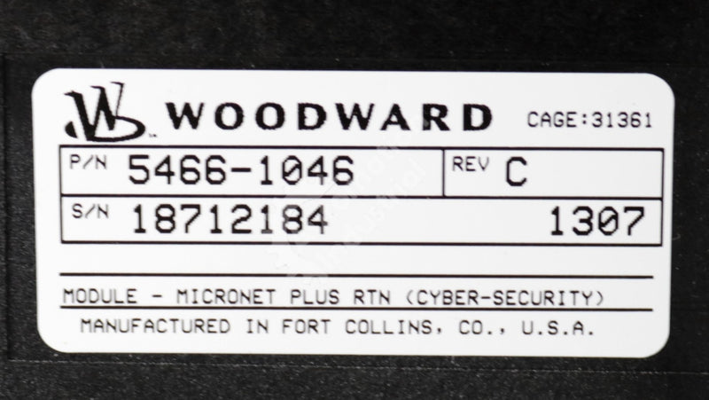 5466-1046 by Woodward Real Time Networking Module MicroNet New Surplus No Box