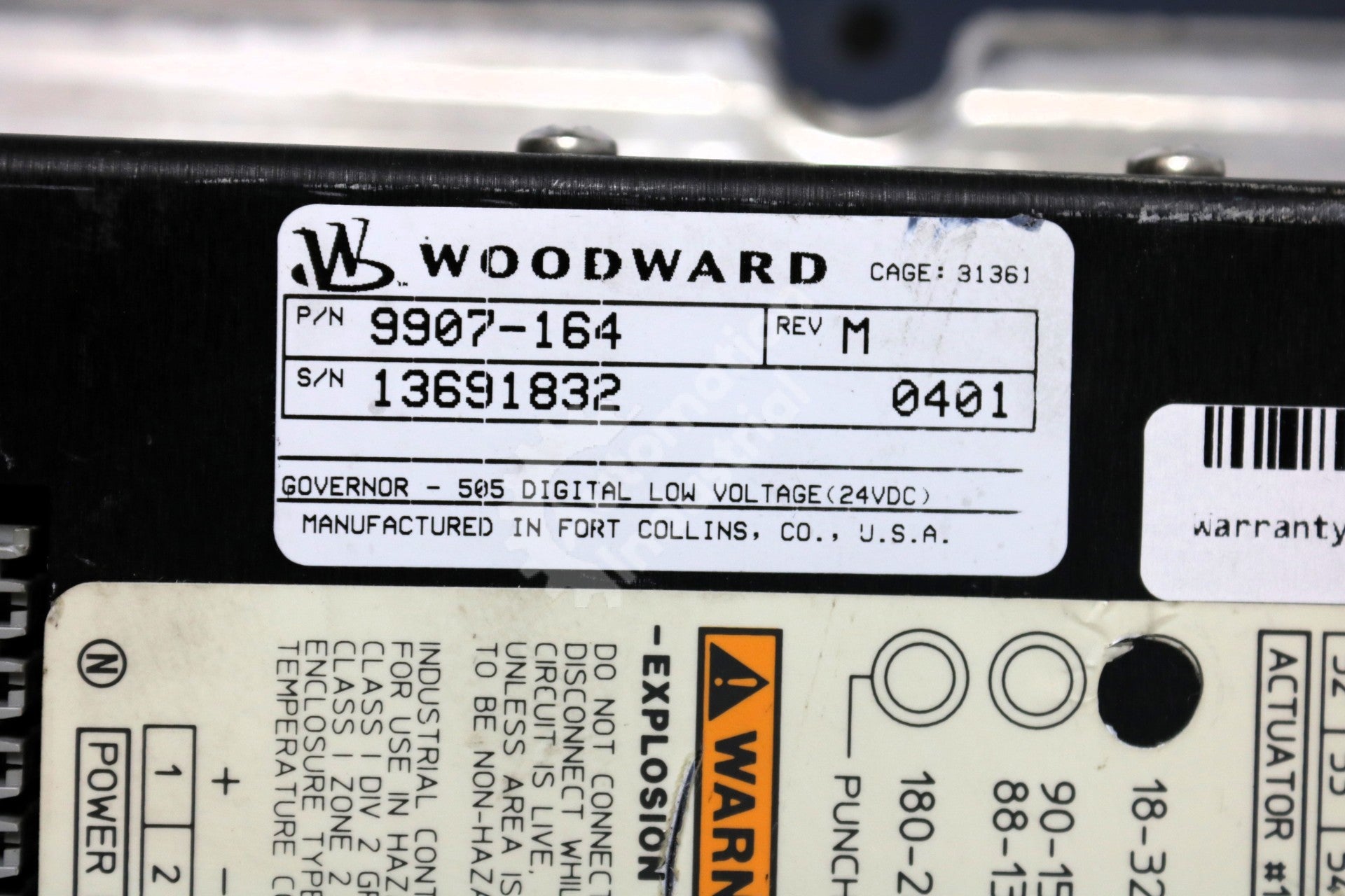 9907-164 by Woodward Configurable Turbine Digital Governor 505E Digital Series