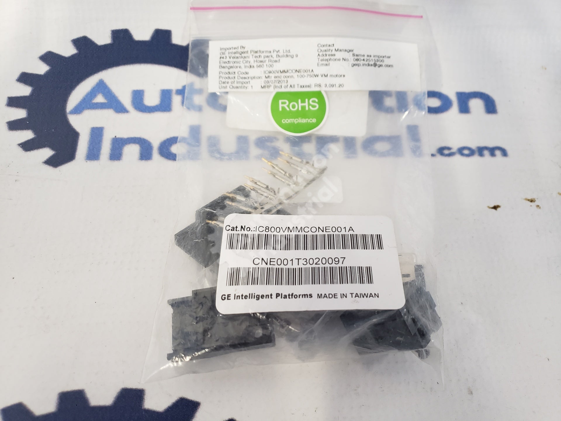 GE Fanuc IC800VMMCONE001 Kit IC800VMMCONE001A NEW