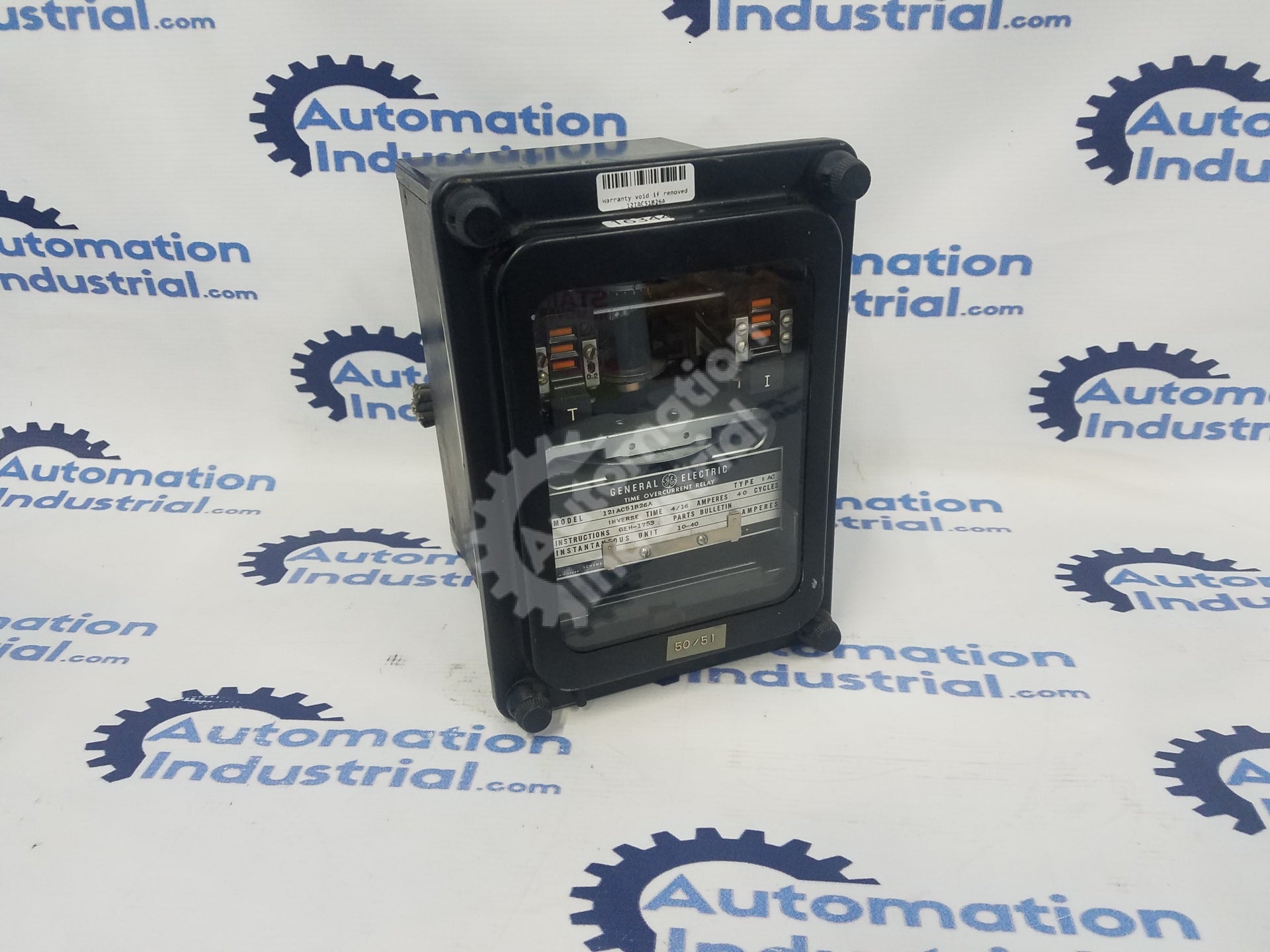 GE 12IAC51B26A Time Overcurrent Relay