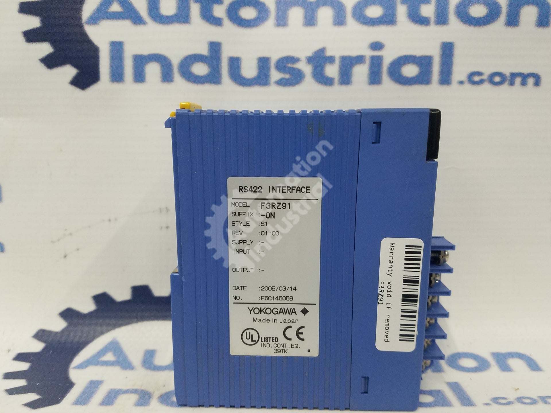 Yokogawa F3RZ91 Interface Module