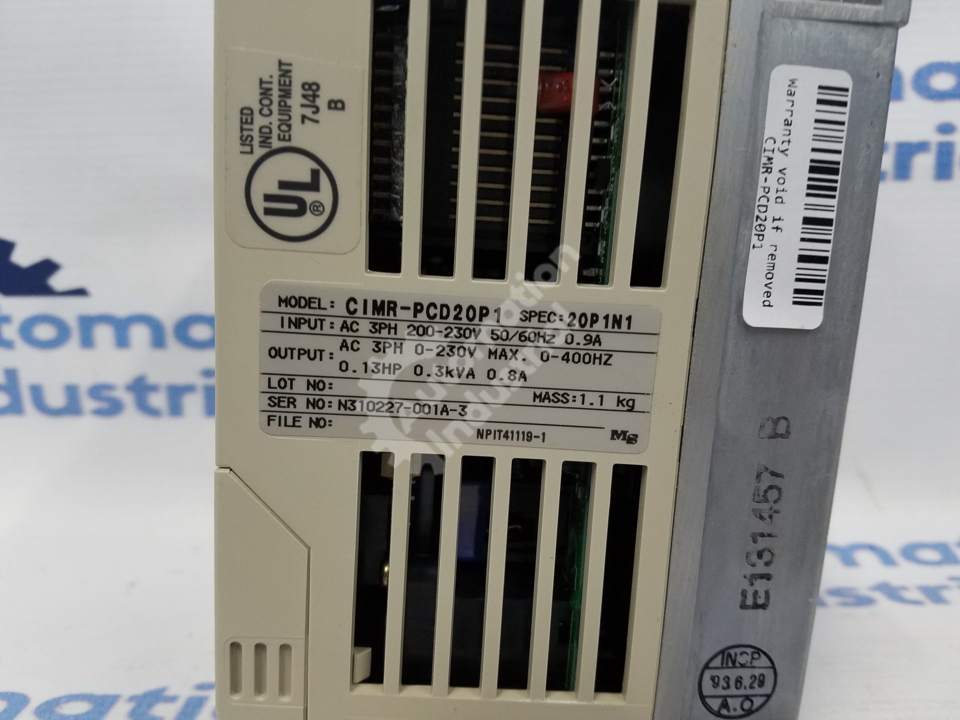 Yaskawa CIMR-PCD20P1 Drive