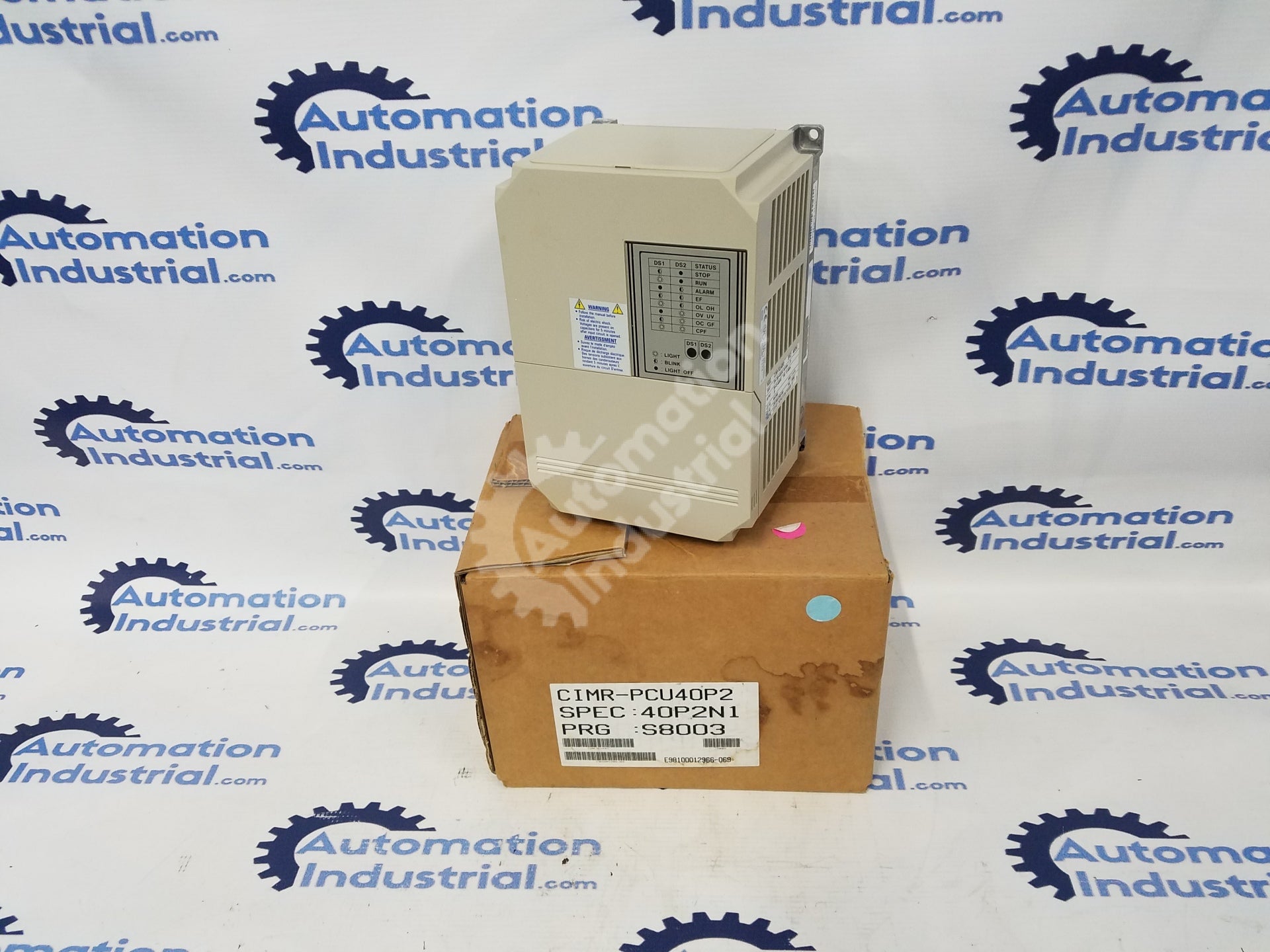 Yaskawa CIMR-PCU40P2 AC Drive 460VAC 50/60Hz 1.1A