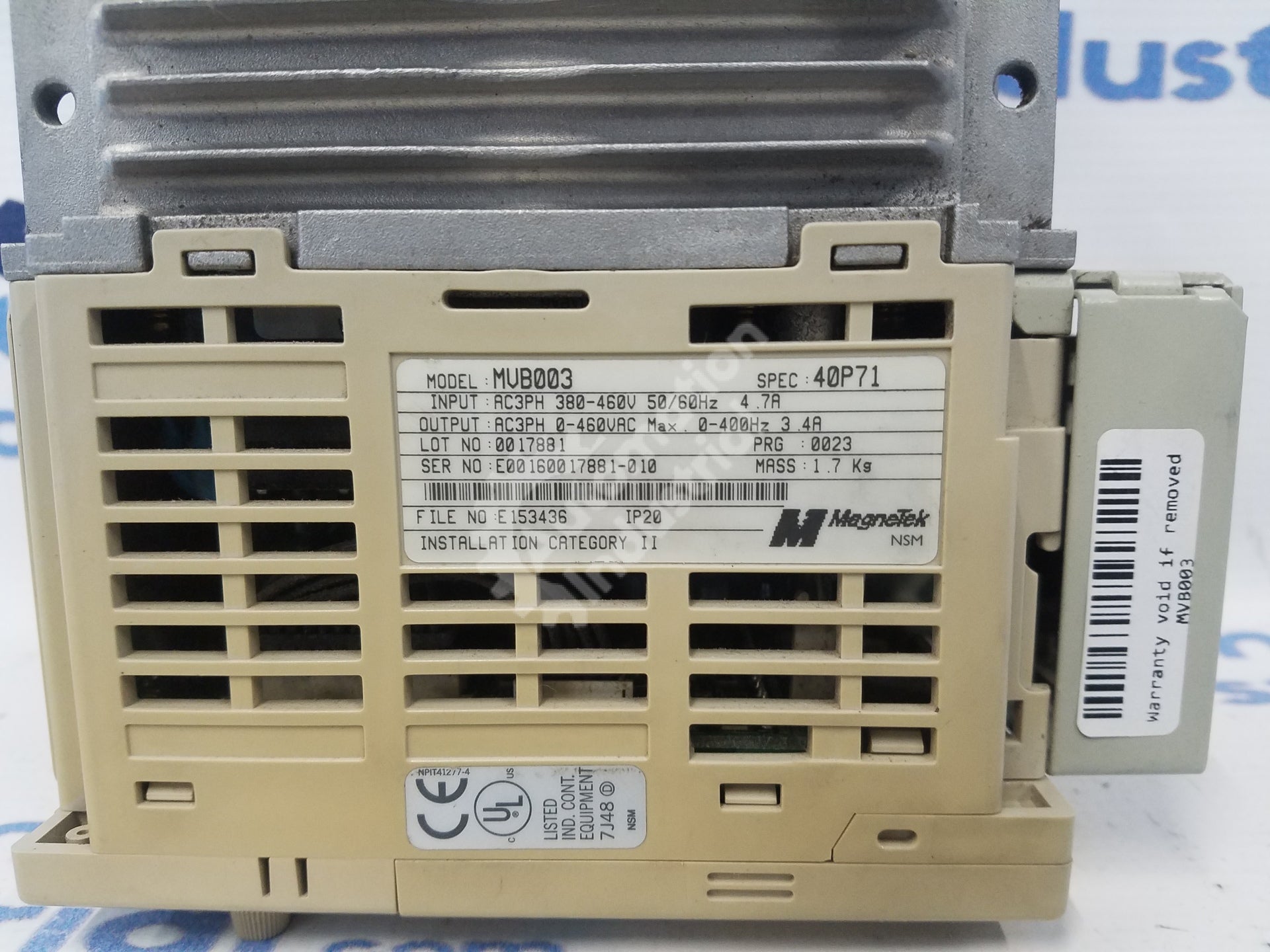 MagneTek MVB003 AC Drive 380-460v 4.7A