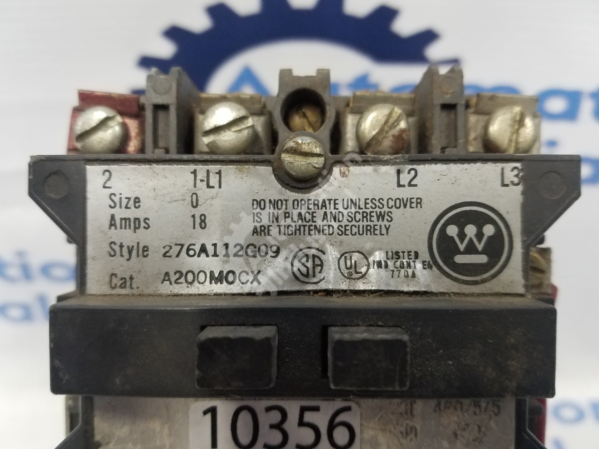 Westinghouse A200M0CX Motor Starter