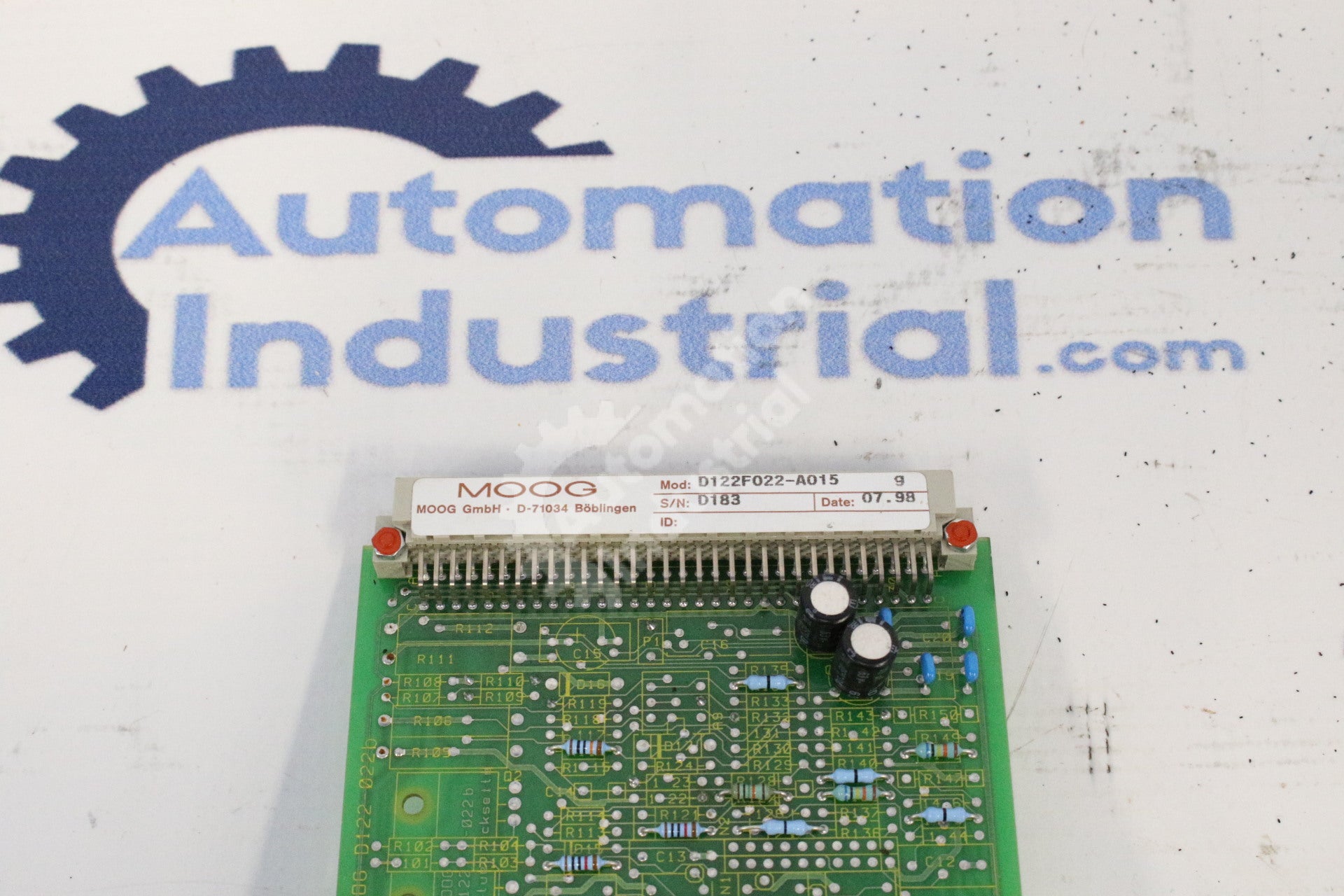 Moog D122F022-A015 Control Panel