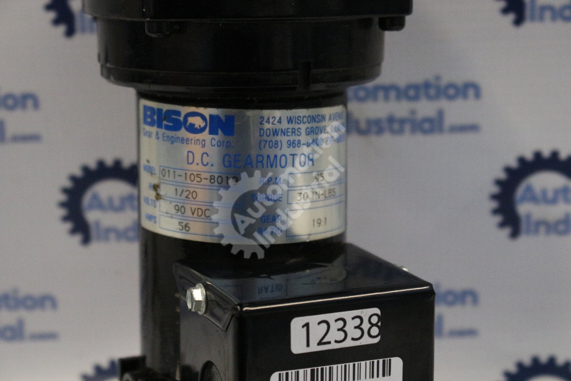 Bison 011-105-8019 / 151-700-1077 D.C. Gearmotor