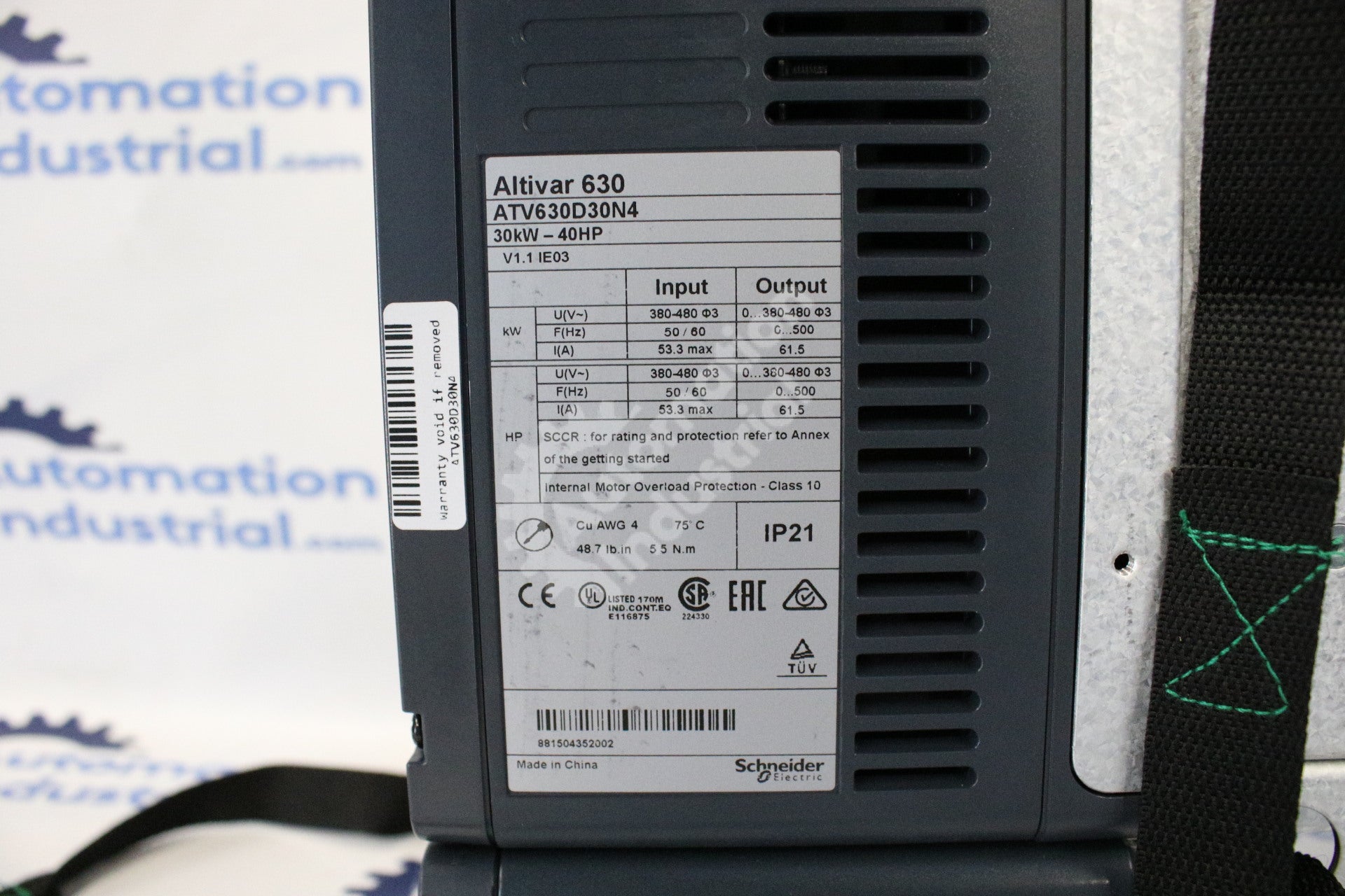 Schneider Electric ATV630D30N4 Inverter Drive