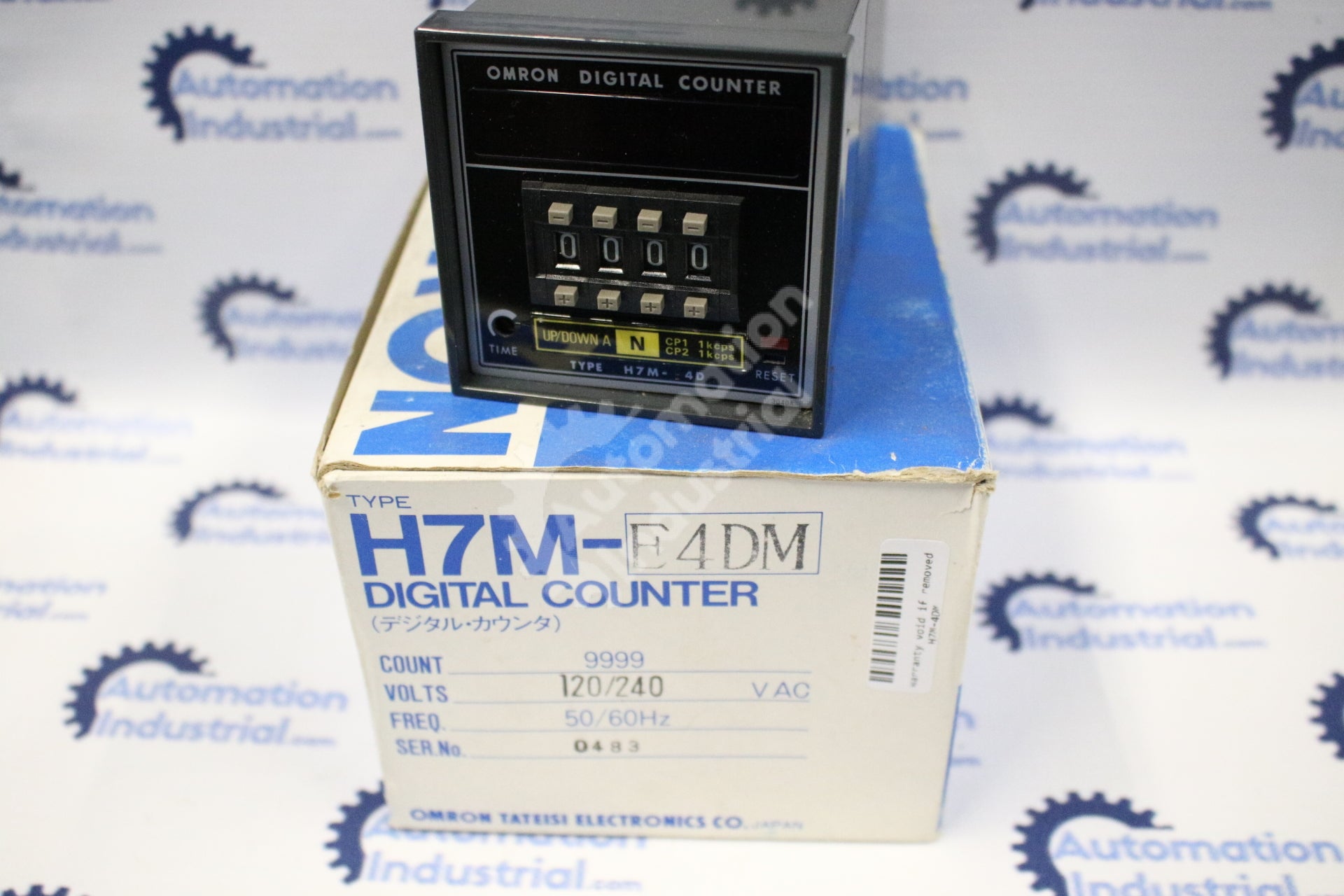 Omron H7M-4DMS Digital Counter 120/240VAC
