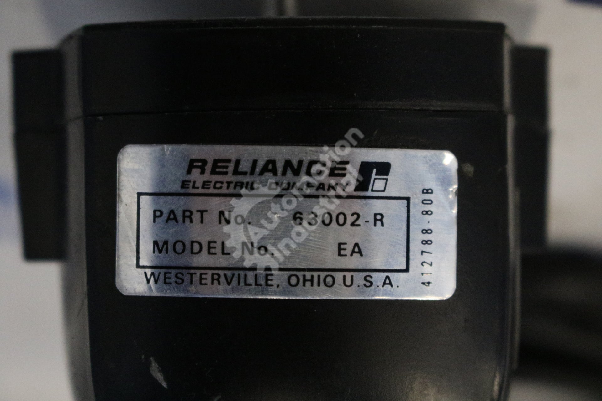 Reliance Electric 63002-R / EA Tachometer Generator Acuse