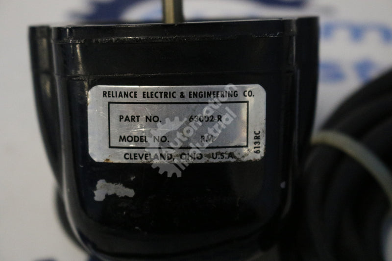 Reliance Electric 63002-R / RM Tachometer Generator Acuse