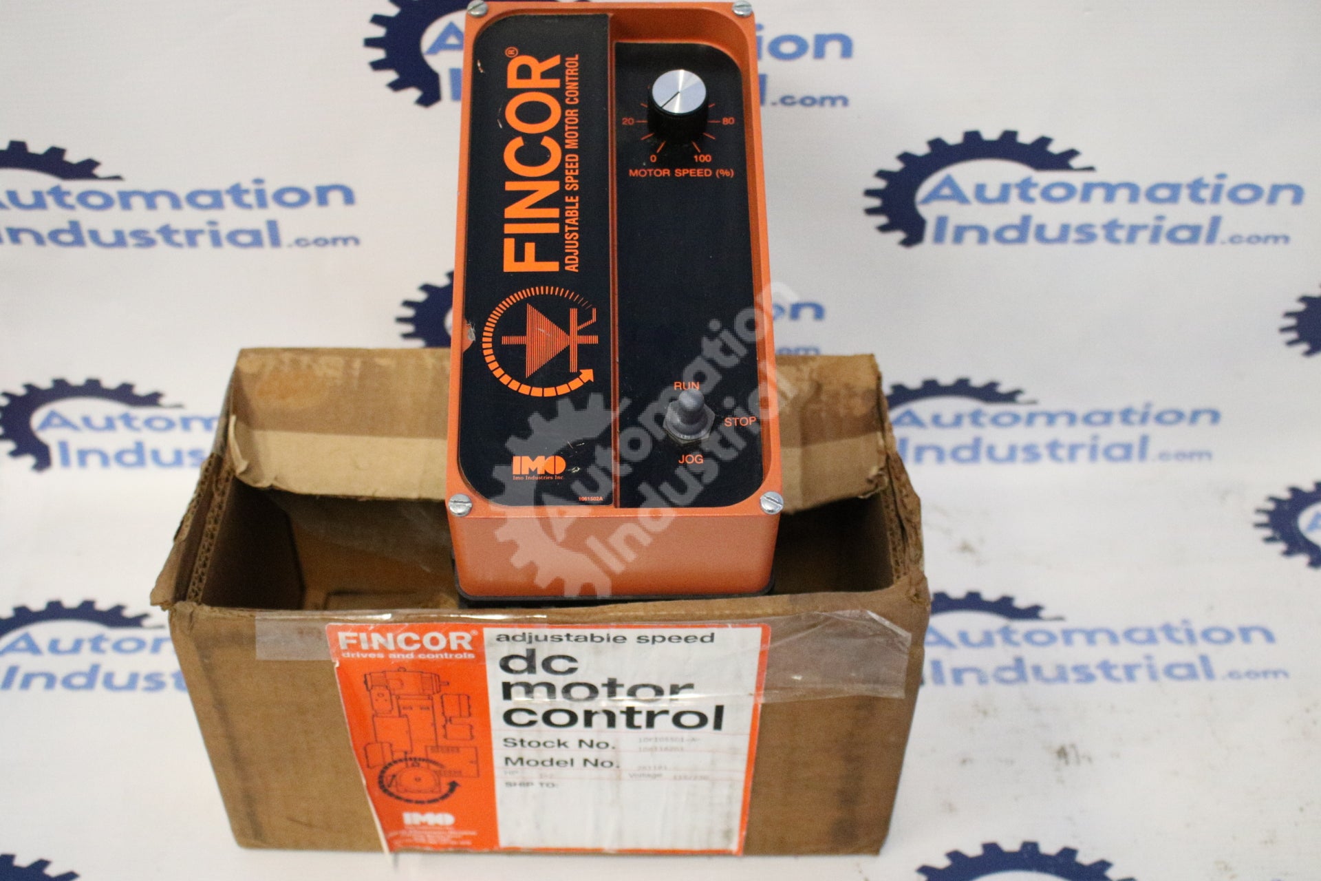 Fincor 2611 2611P1 Adjustable Speed DC Motor Control