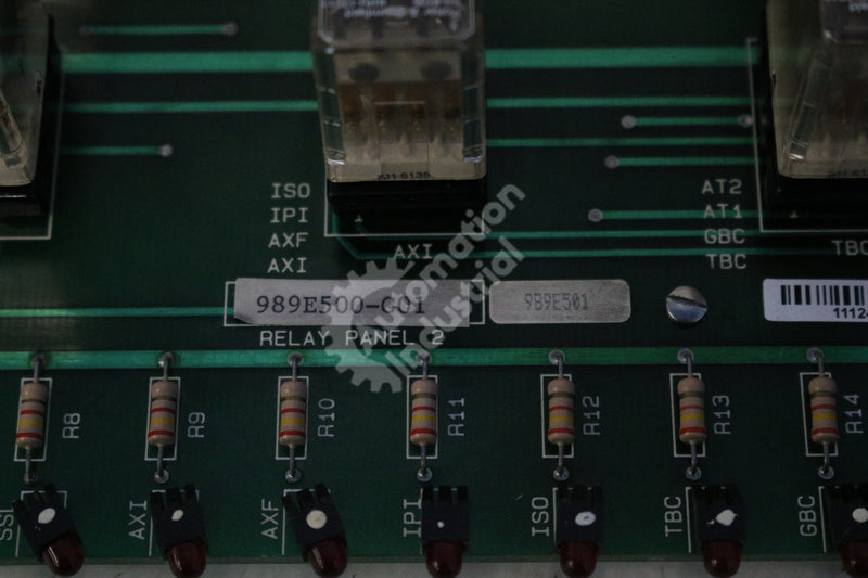 General Electric 989E500-G01 Relay Panel Board No. 2