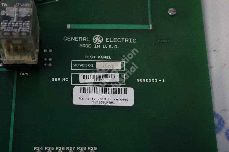 General Electric 989E502-G01 Test Panel Board
