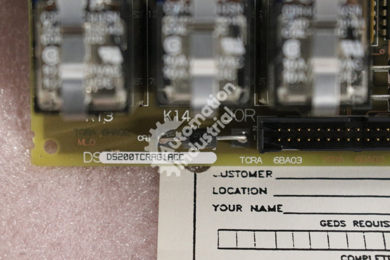 GE DS200TCRAG1A DS200TCRAG1ACC Relay Output Board Mark V
