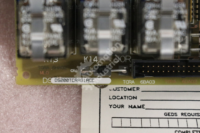 GE DS200TCRAG1A DS200TCRAG1ACC Relay Output Board Mark V NEW