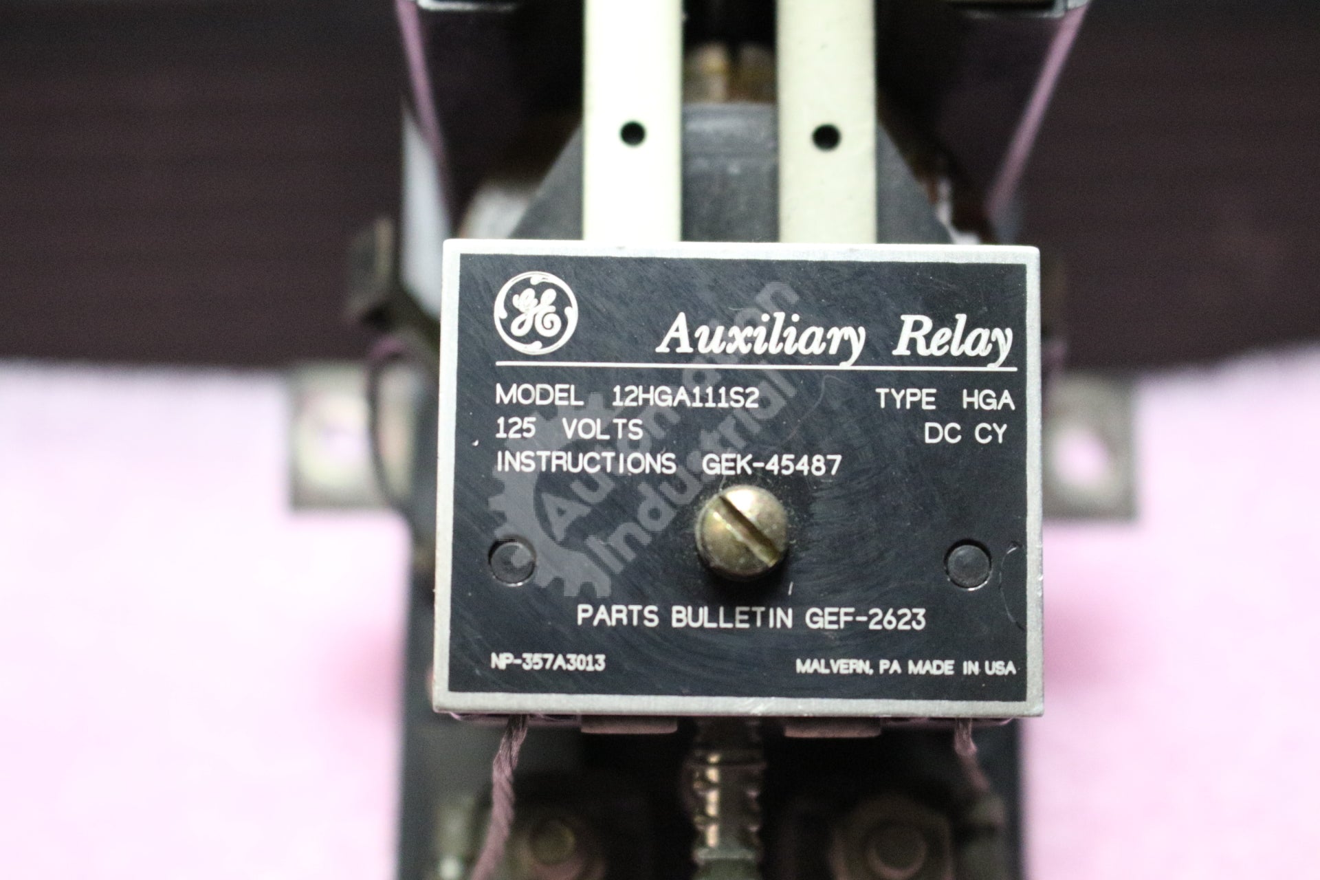GE 12HGA111S2 Auxiliary Relay
