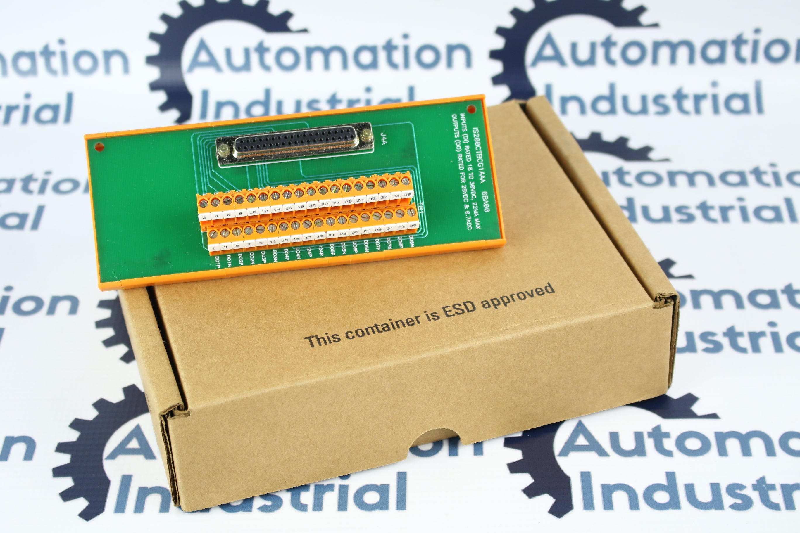 GE IS200CTBCG1A IS200CTBCG1AAA I/O Terminal Board Mark VI NEW