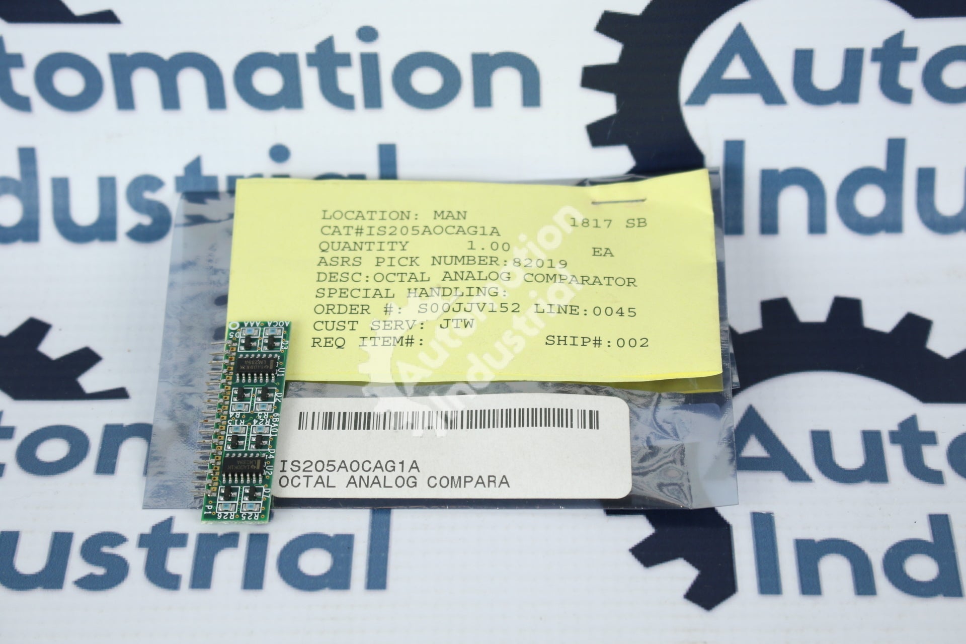GE General Electric IS205AOCAG1A Octal Analog Comp. Mark VI NEW
