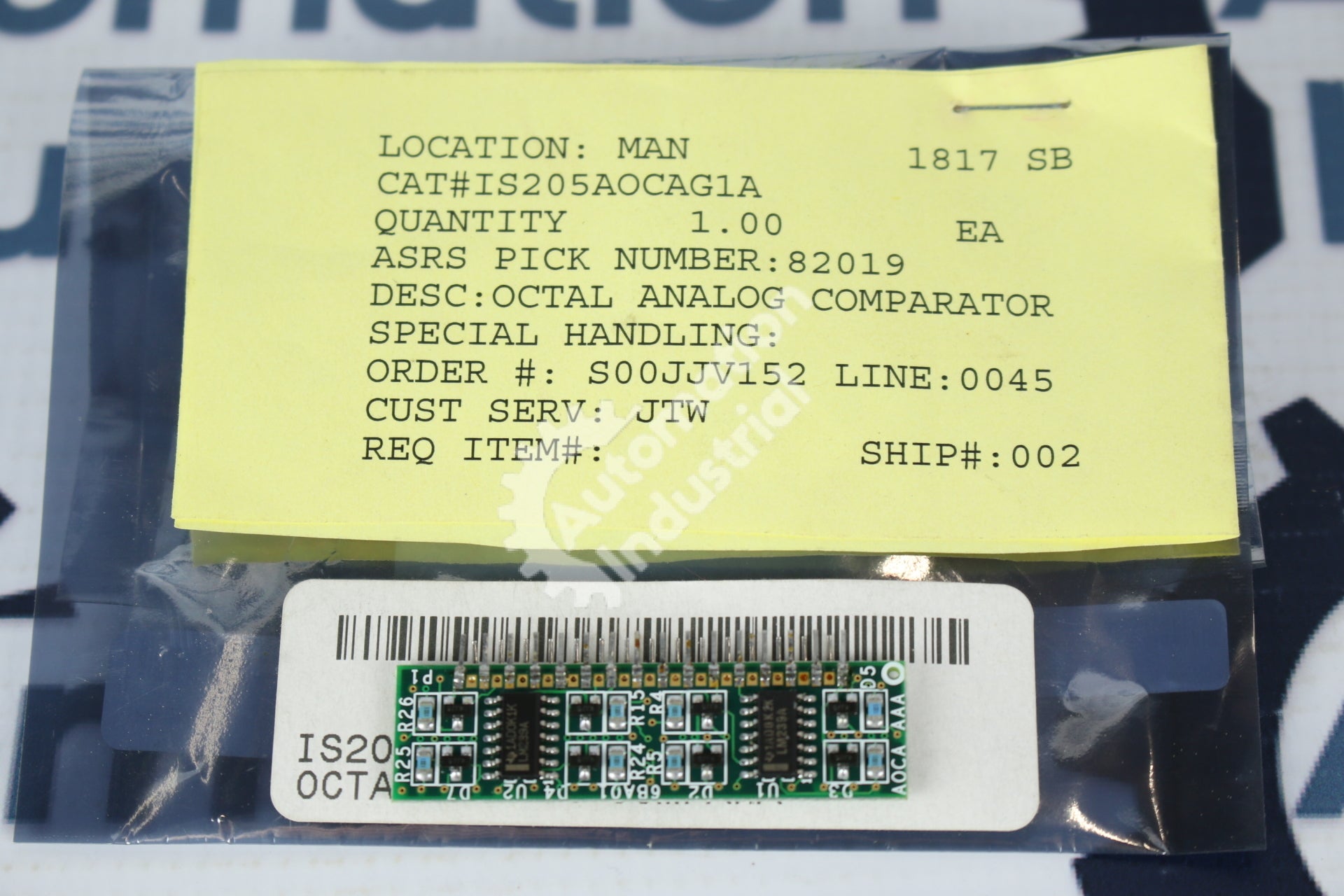 GE General Electric IS205AOCAG1A Octal Analog Comp. Mark VI NEW