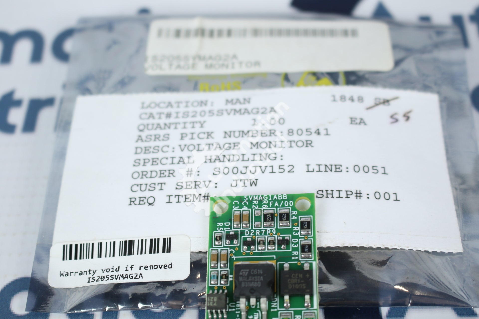 GE General Electric IS205SVMAG2A IS205SVMAG2ABB Voltage Monitor Mark VI NEW