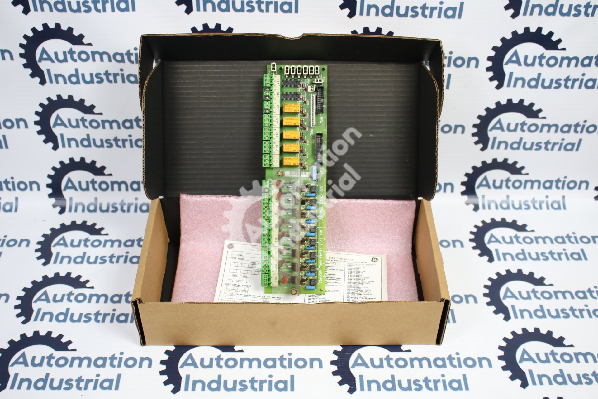 GE General Electric 531X307LTBAJG1 F31X307LTBA LAN Terminal Board